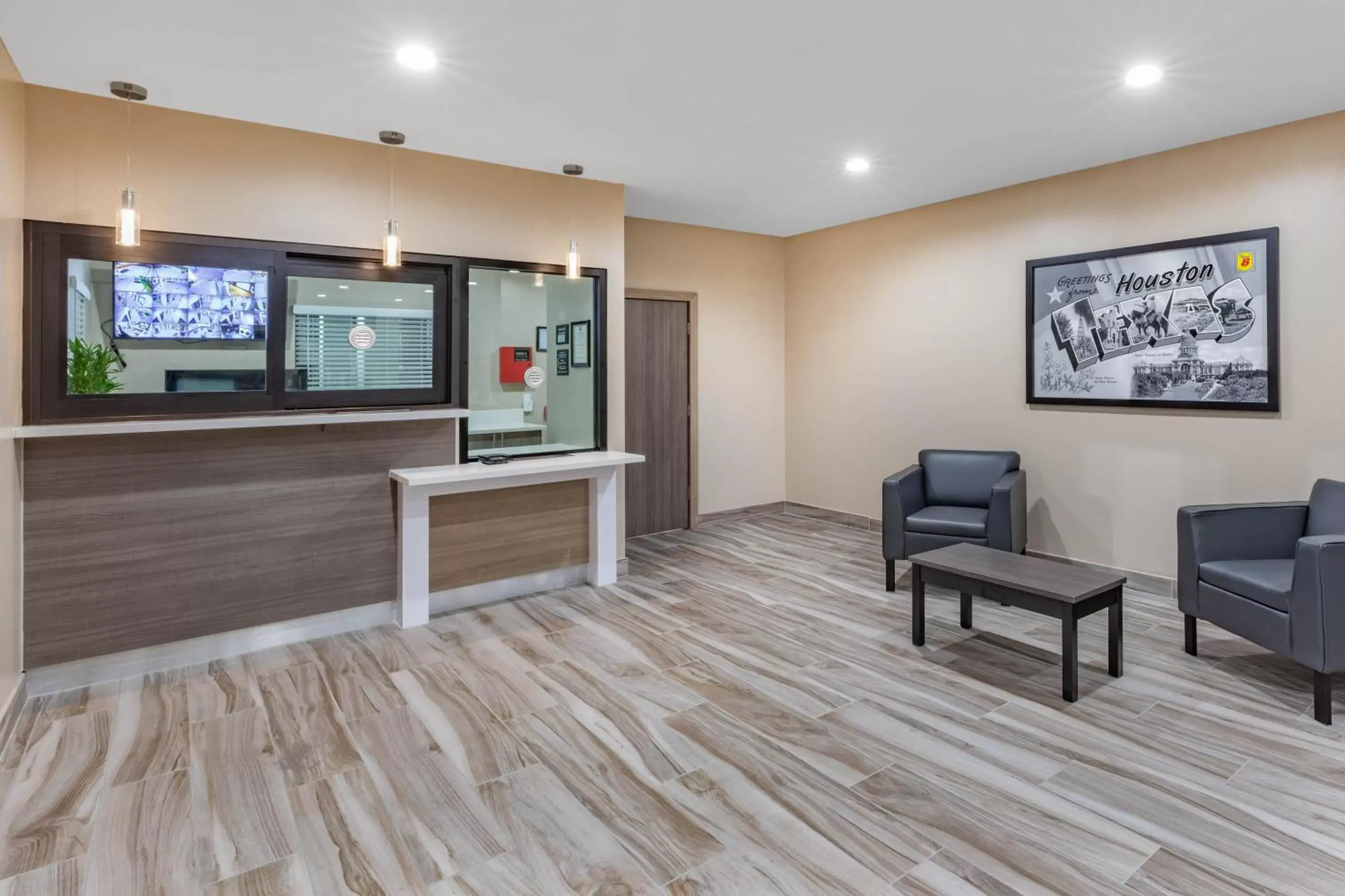 Lobby or reception in Super 8 by Wyndham Houston NW Beltway 8-West Rd
