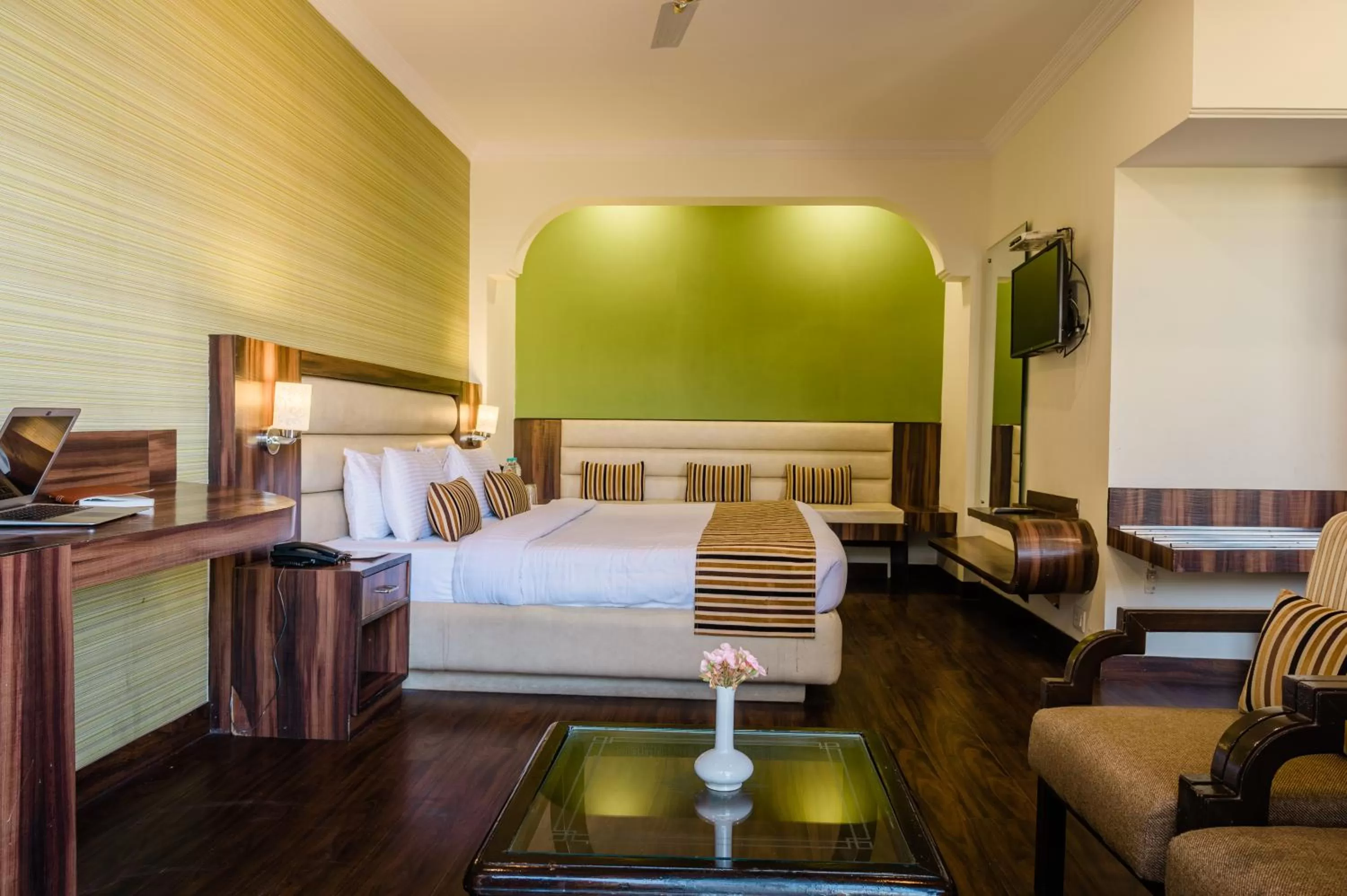 Bed in Hotel Shiva Continental