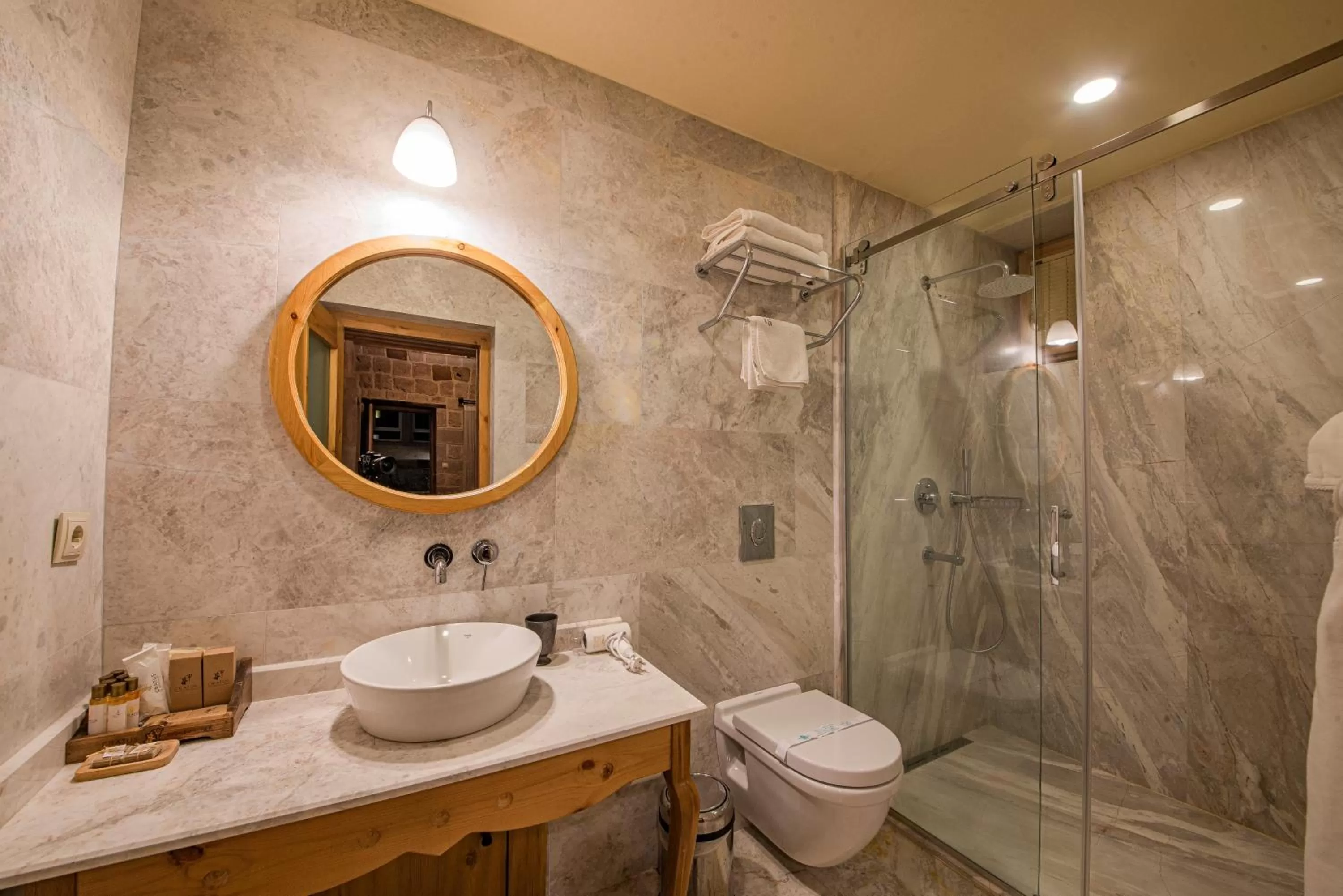 Bathroom in Cratus Stone Palace