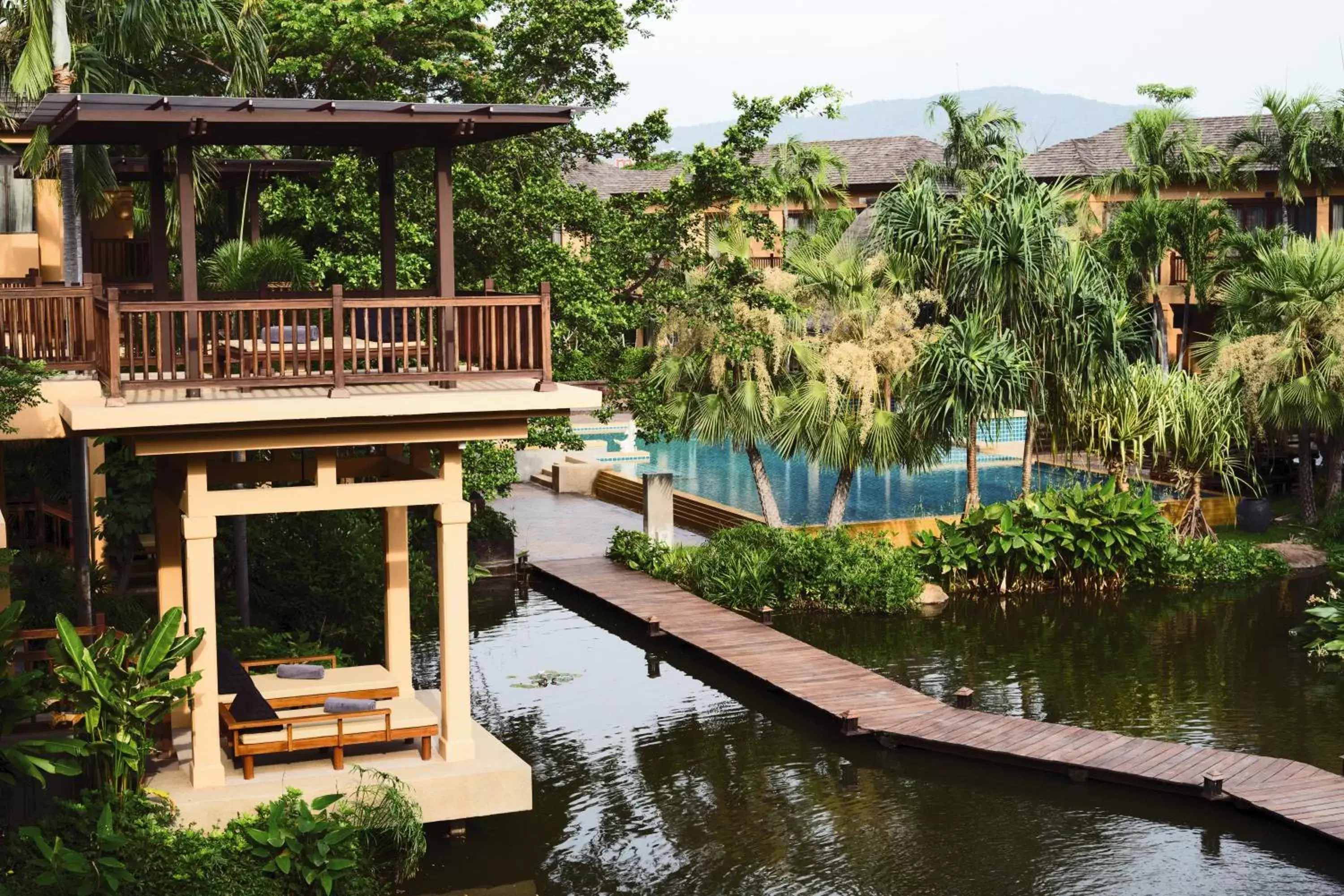 Balcony/Terrace, Pool View in Mövenpick Asara Resort & Spa Hua Hin