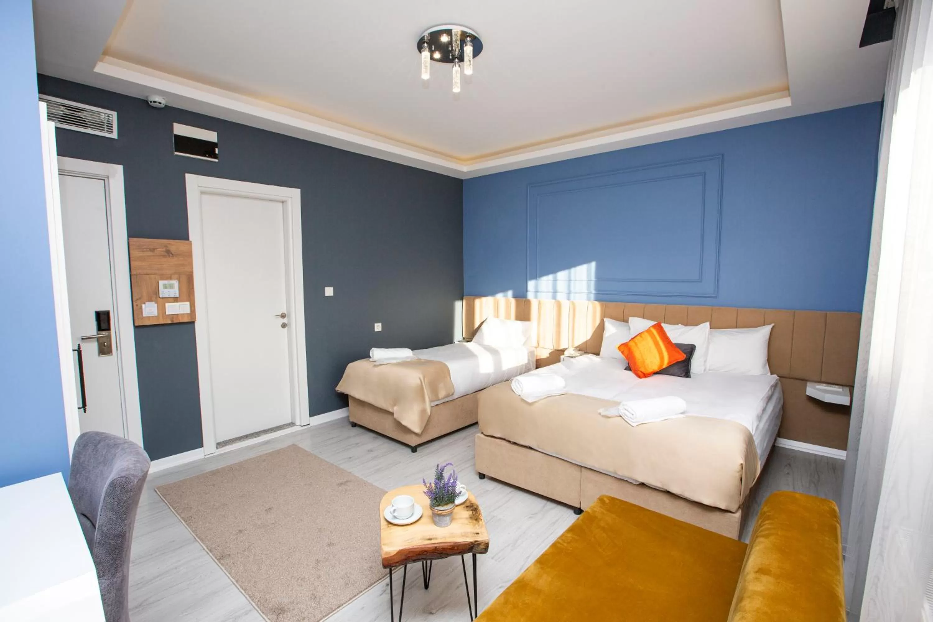 Bed in Taksim Leon's Hotel