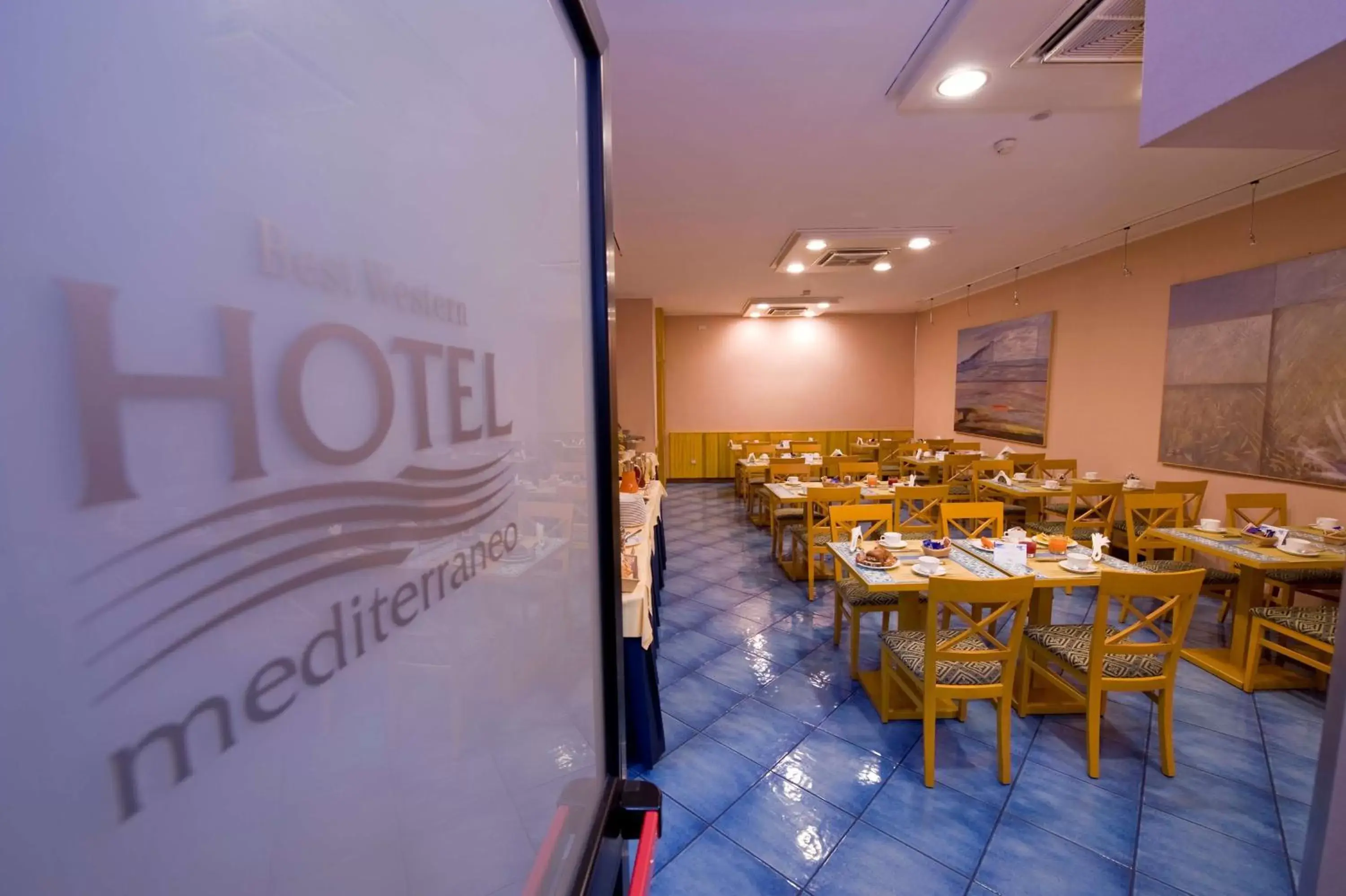 Restaurant/Places to Eat in Best Western Hotel Mediterraneo