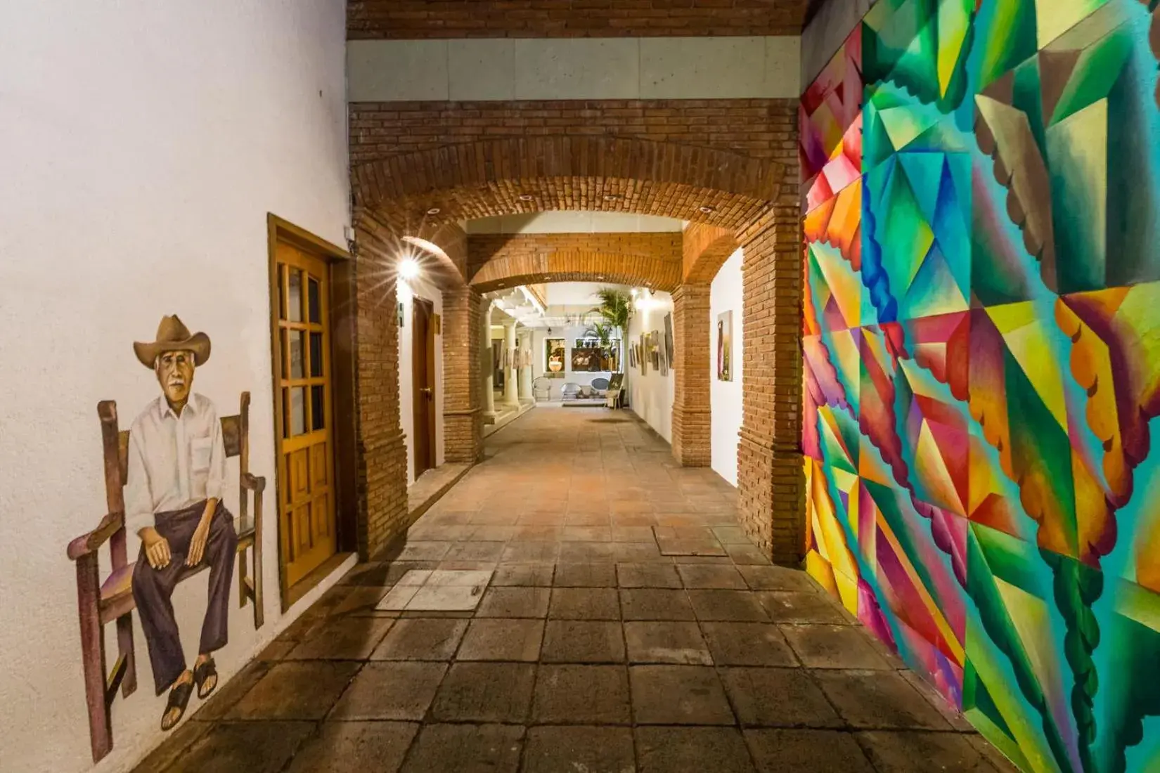 Facade/entrance in NaNa Vida Hotel Oaxaca