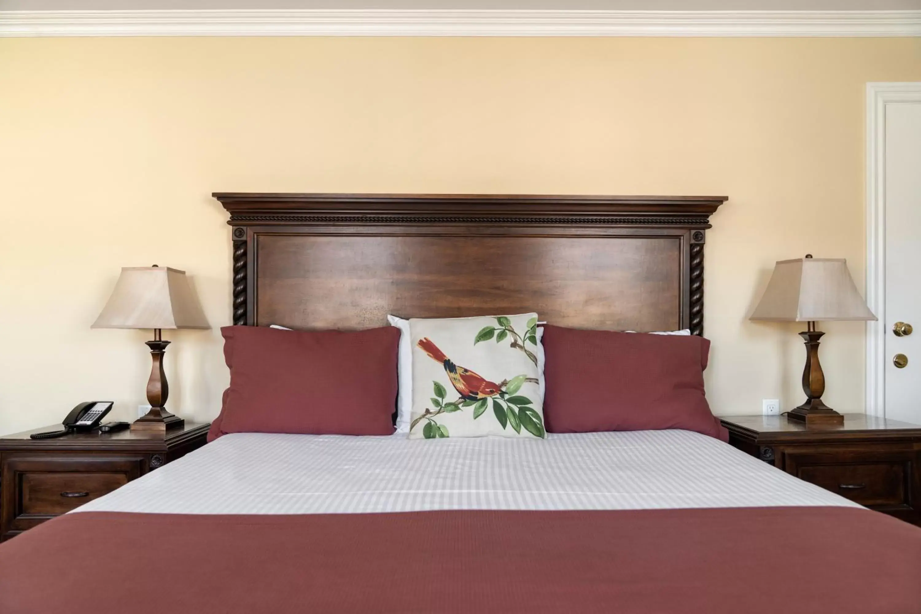 Decorative detail, Bed in Historic Sonora Inn