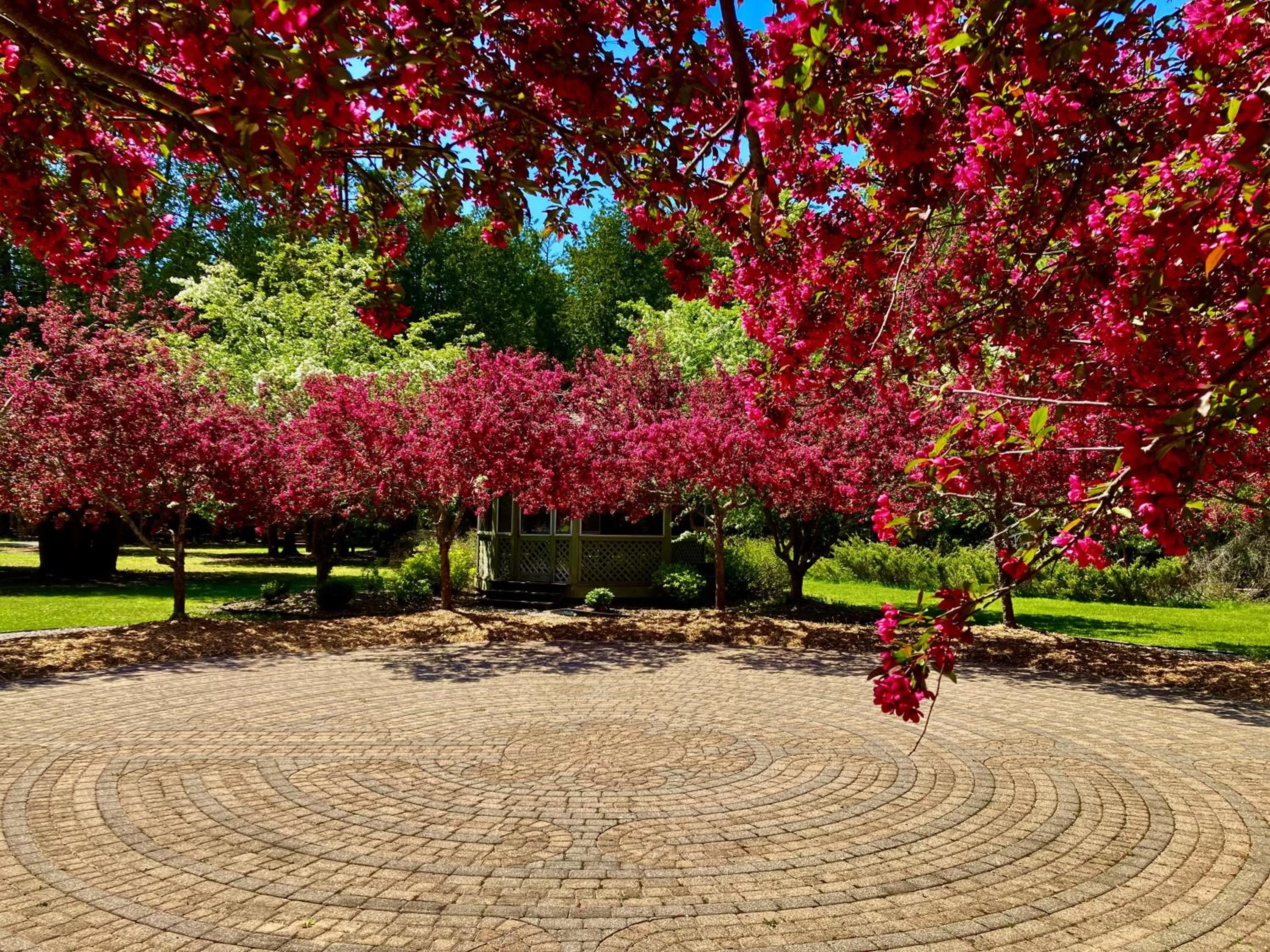 Spring in Garden Grove Retreat & Lodging near Pictured Rocks, Fayette, Trails