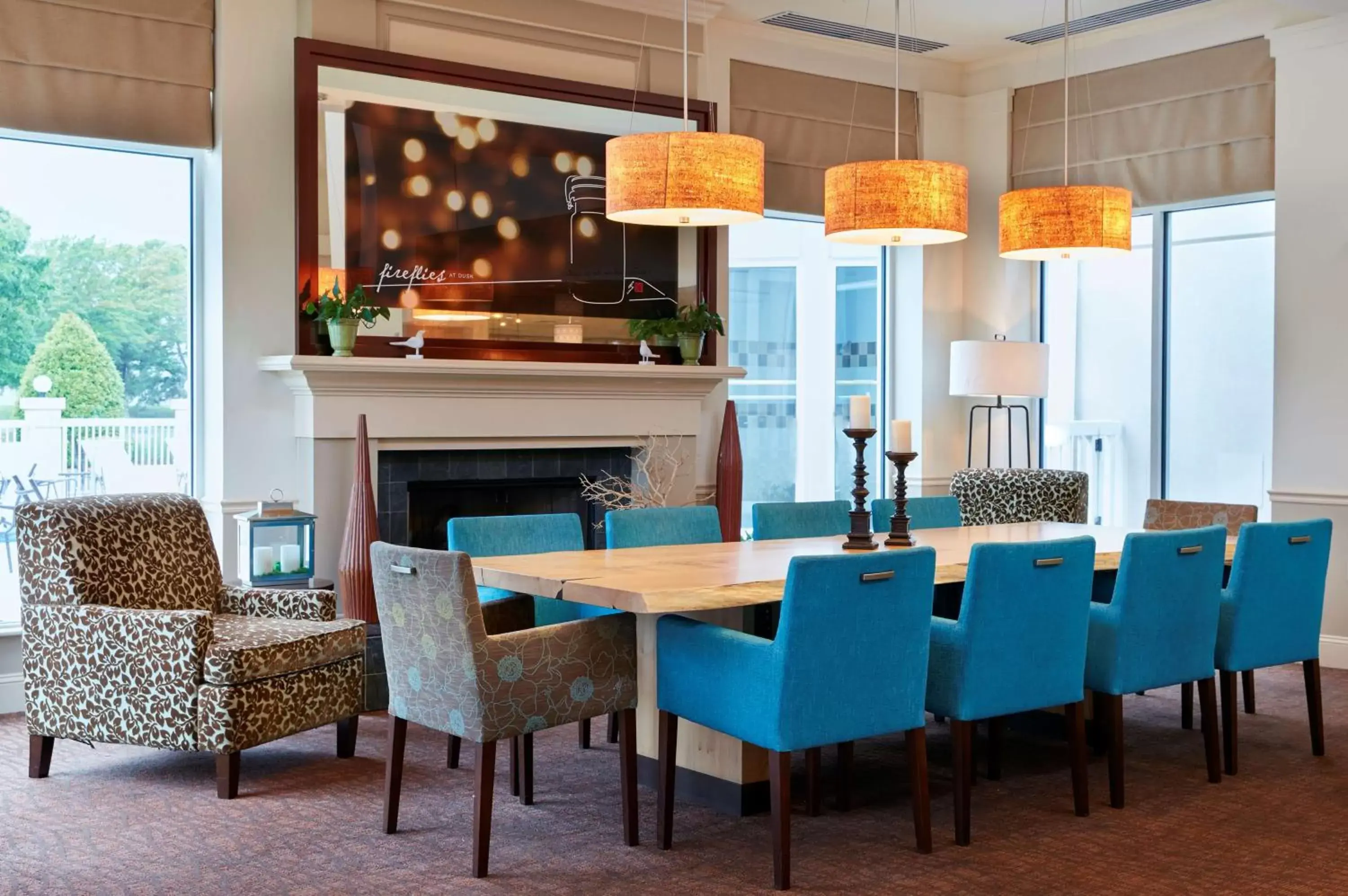 Lobby or reception, Restaurant/Places to Eat in Hilton Garden Inn Charlotte Pineville