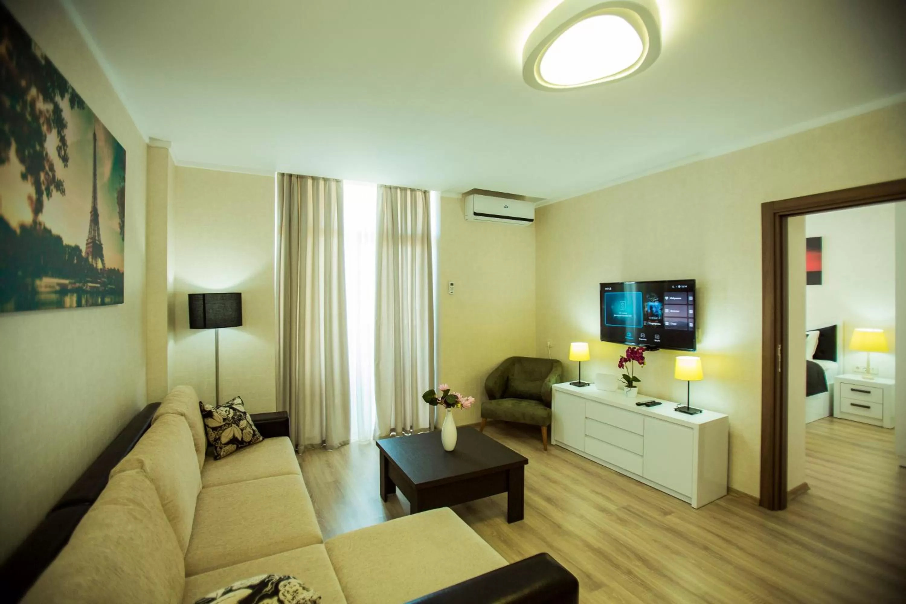 Communal lounge/ TV room, Seating Area in Holiday Lux Sea Towers Batumi