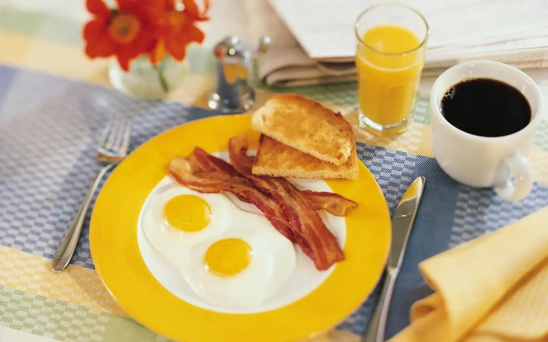 Food close-up, Breakfast in The Globe Inn