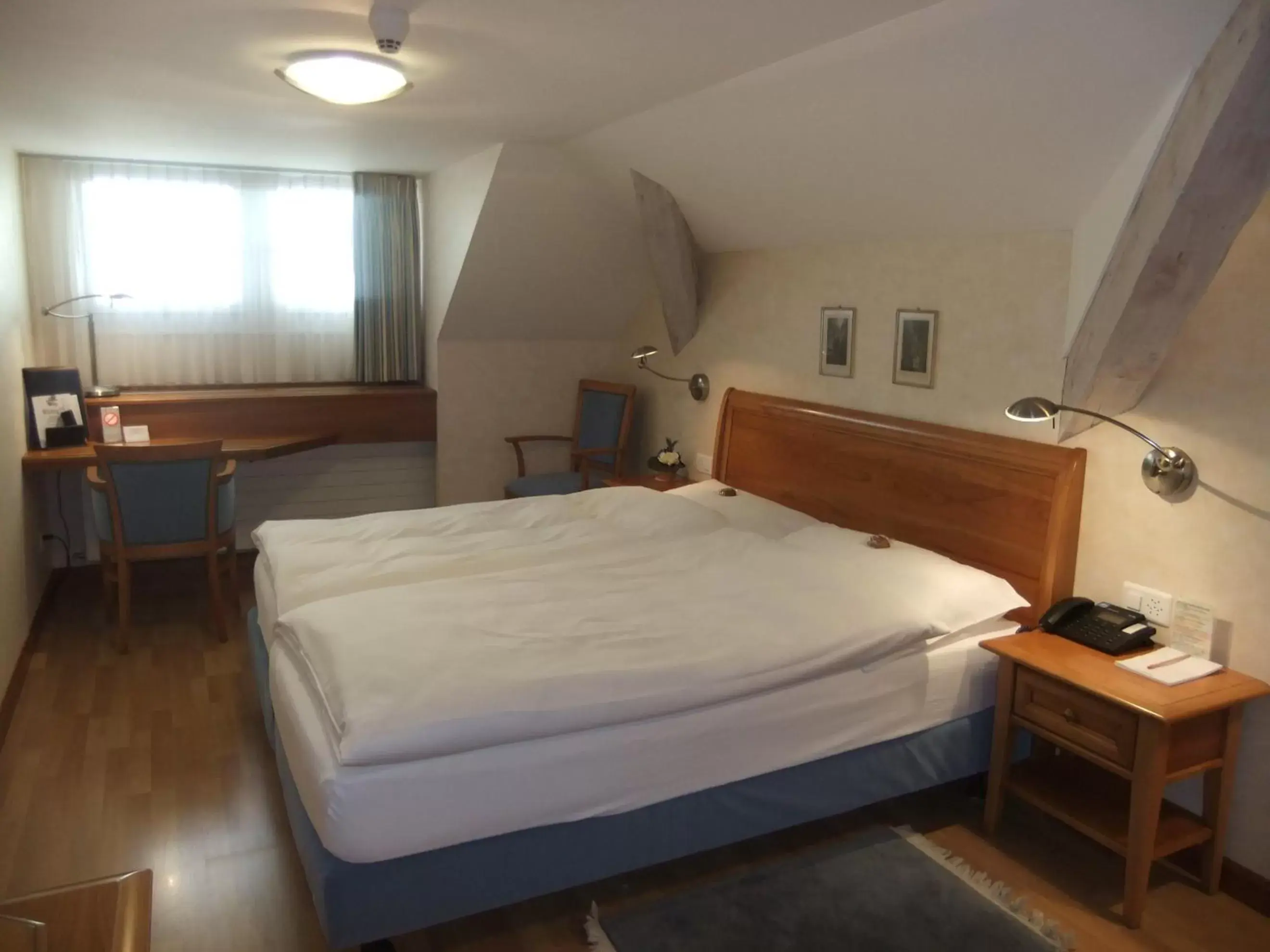 Bed in Hotel Hecht Appenzell