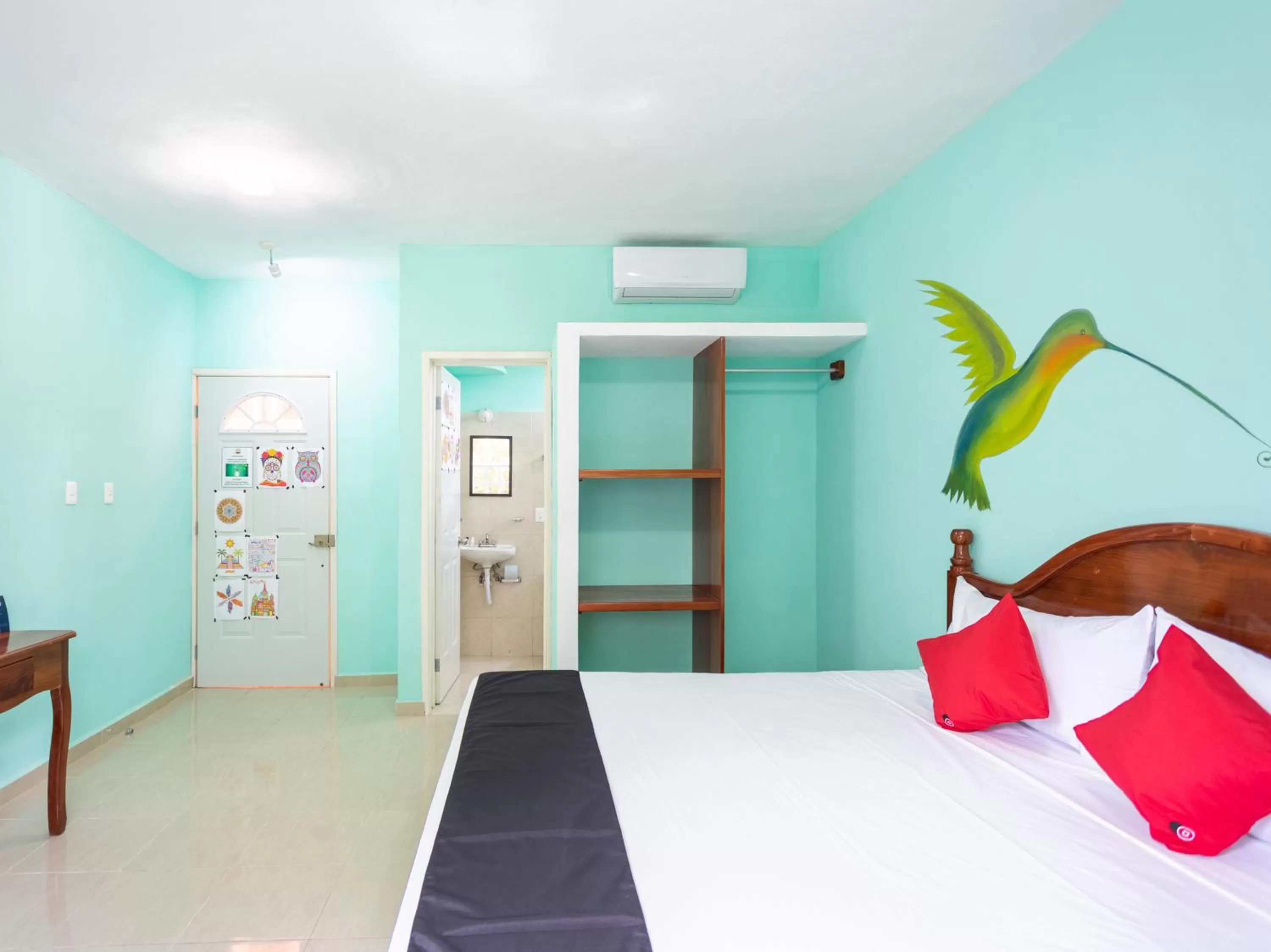 Bedroom, Bed in Hotel Hacienda Bacalar