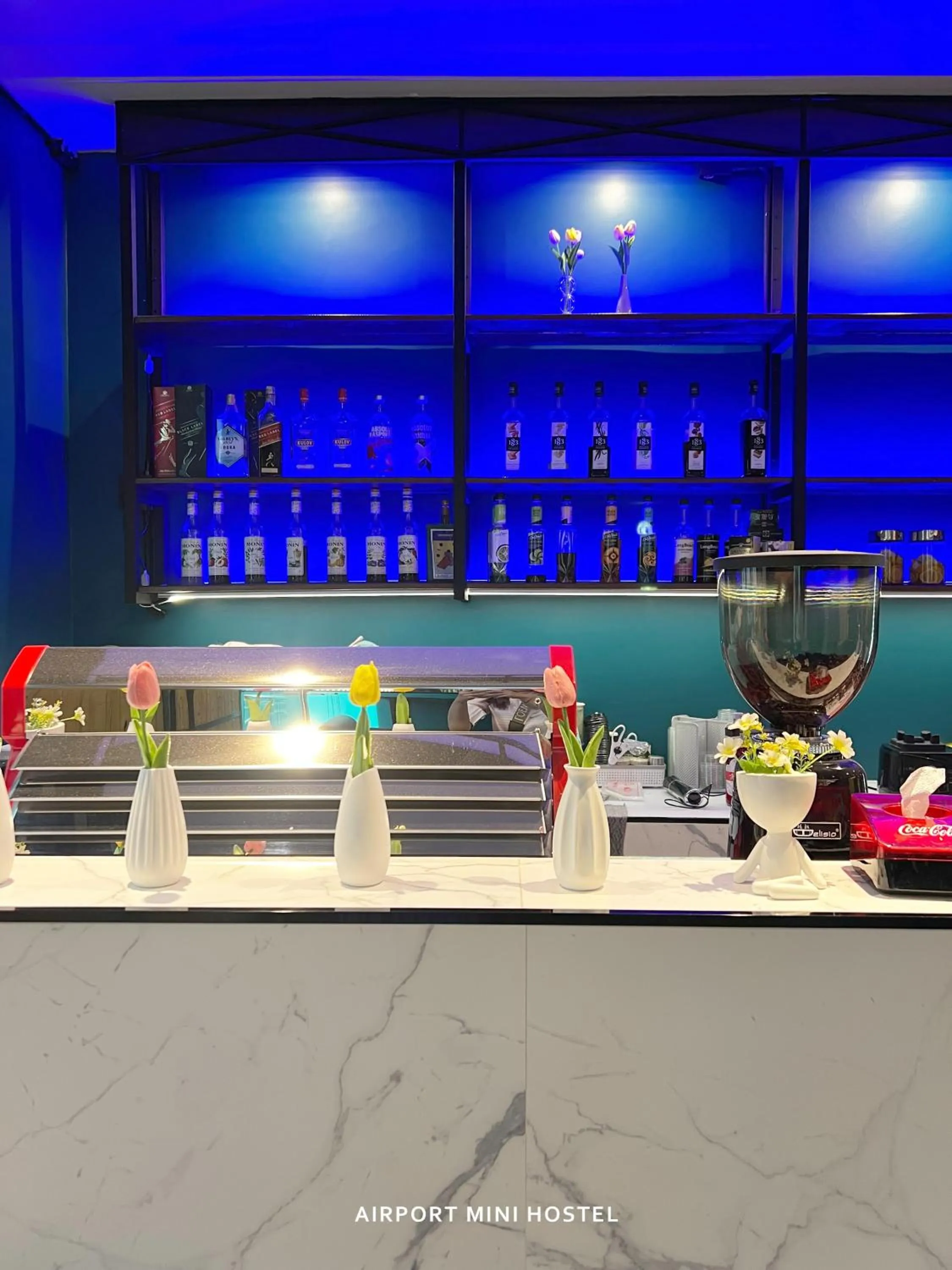 Lounge or bar in Airport Mini Hostel at Don Muang Airport