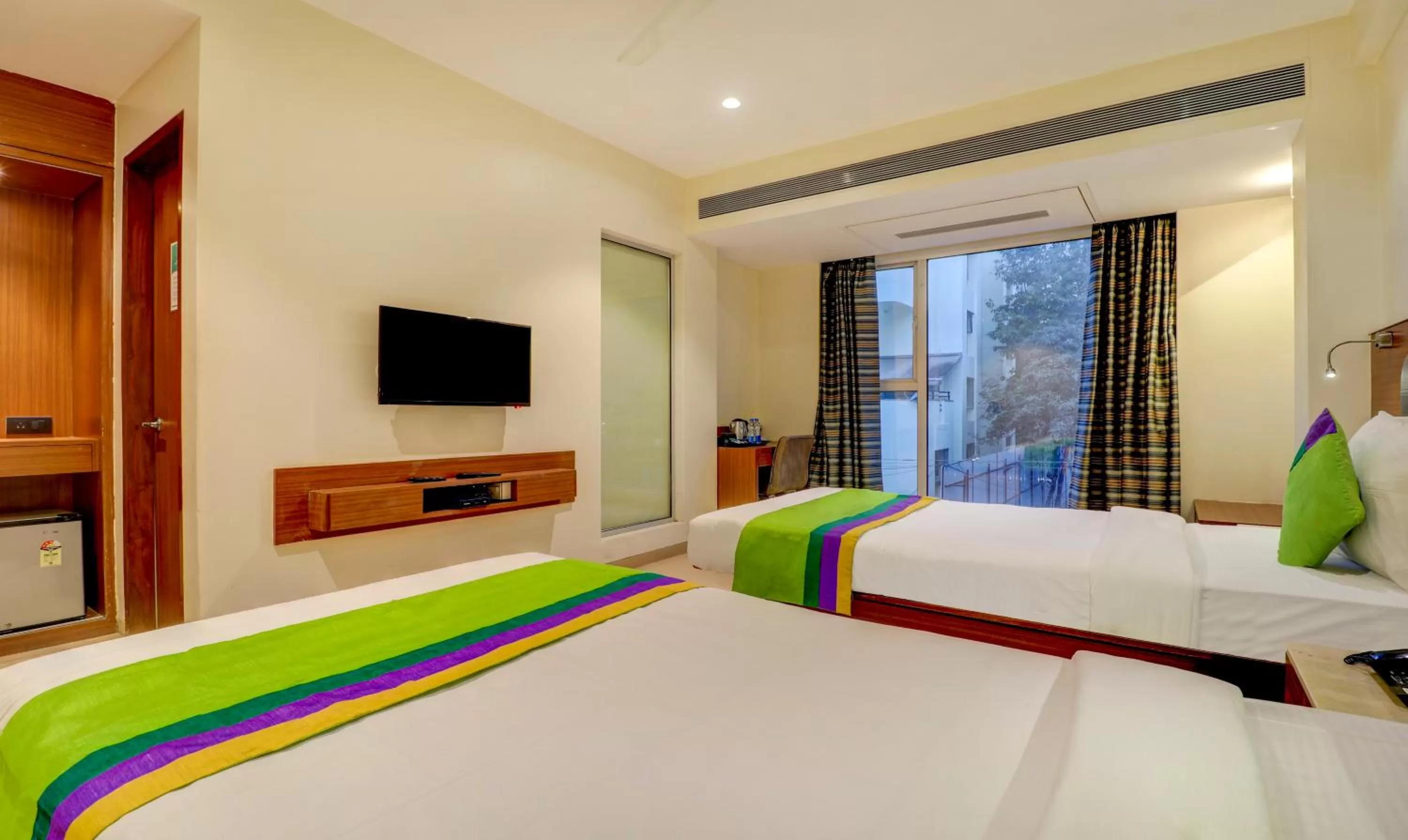 Bed in Treebo Ranjeet Shivaji Nagar