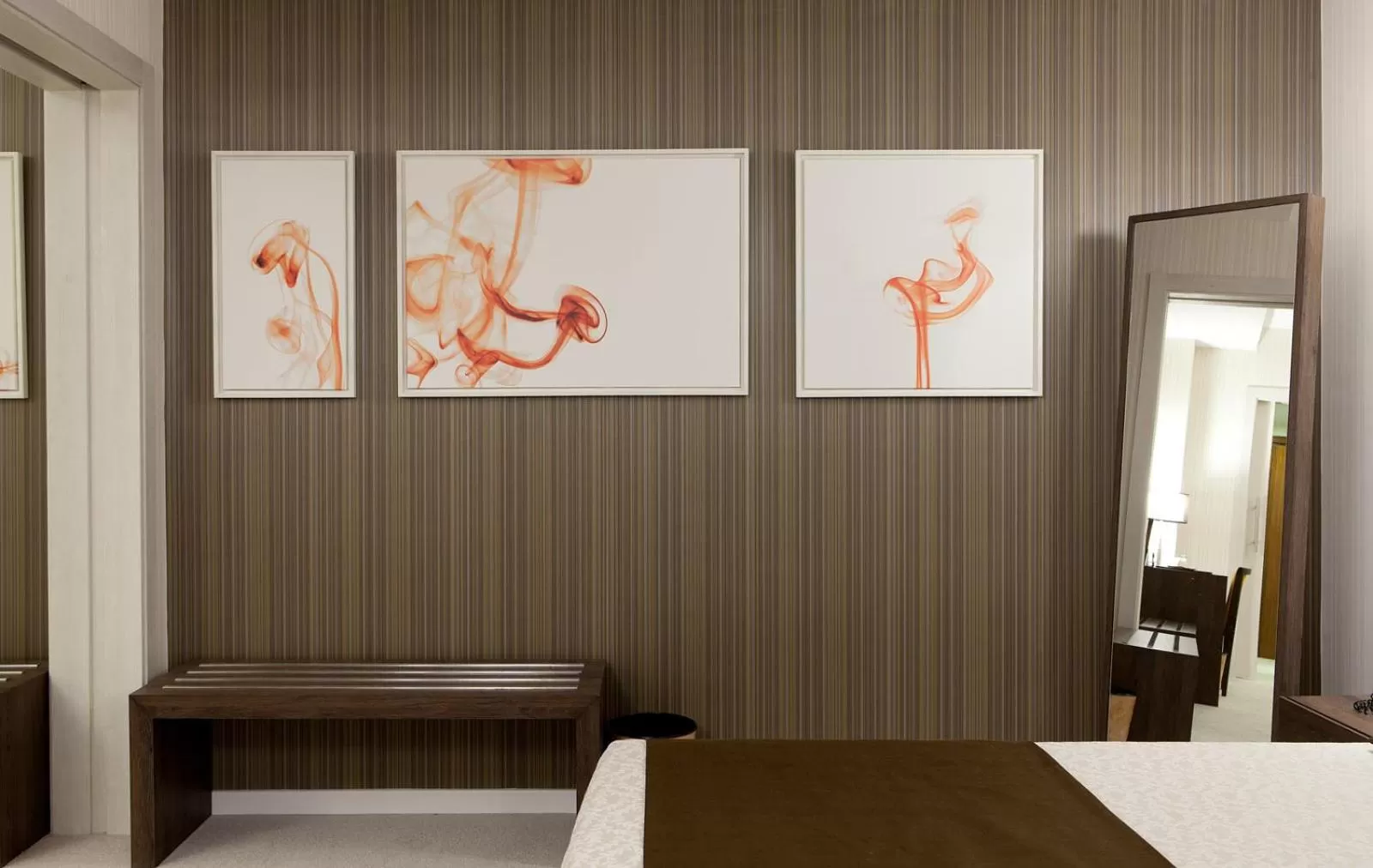 Decorative detail, Bed in Hotel Liabeny