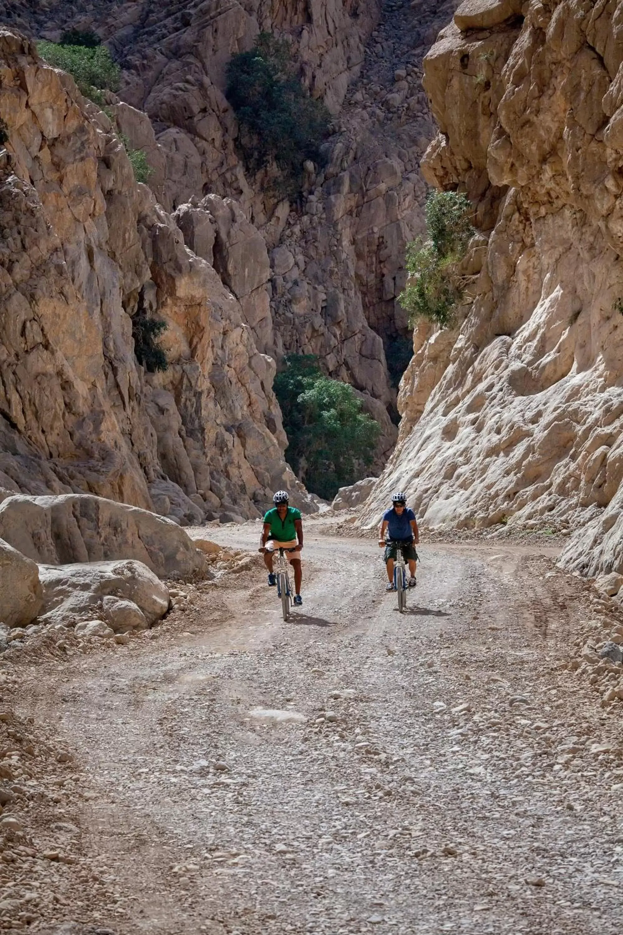 Cycling in Six Senses Zighy Bay