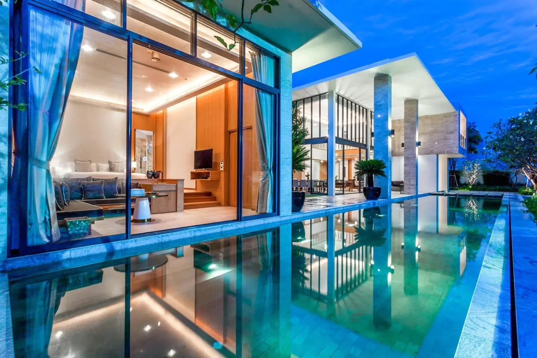 Photo of the whole room, Swimming Pool in Baba Beach Club Hua Hin Luxury Pool Villa by Sri panwa