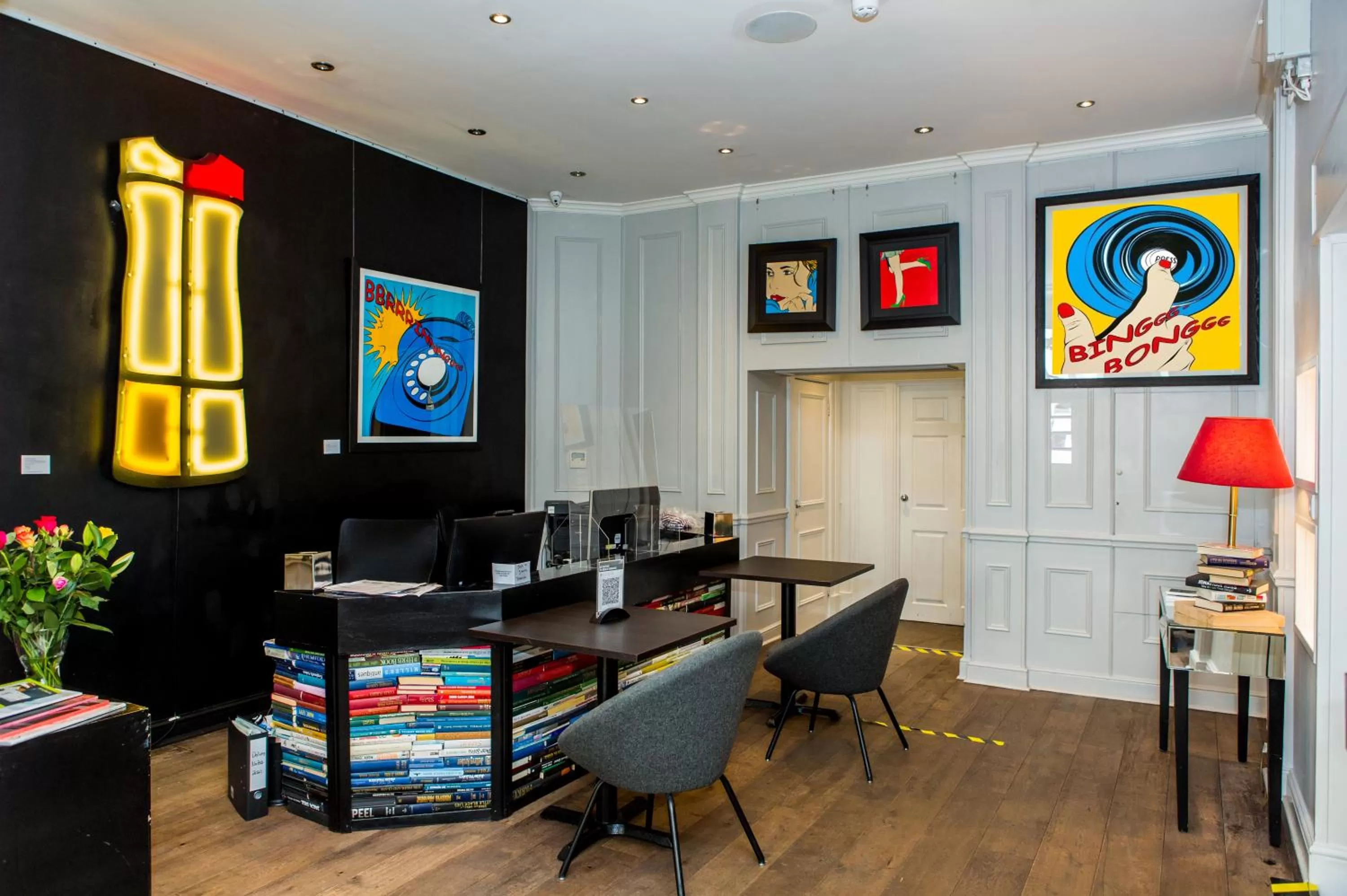 Lobby or reception in The Exhibitionist Hotel