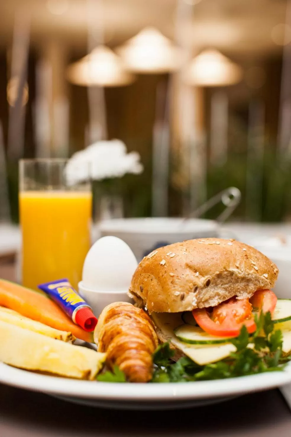 Buffet breakfast in Elite Hotel Ideon, Lund