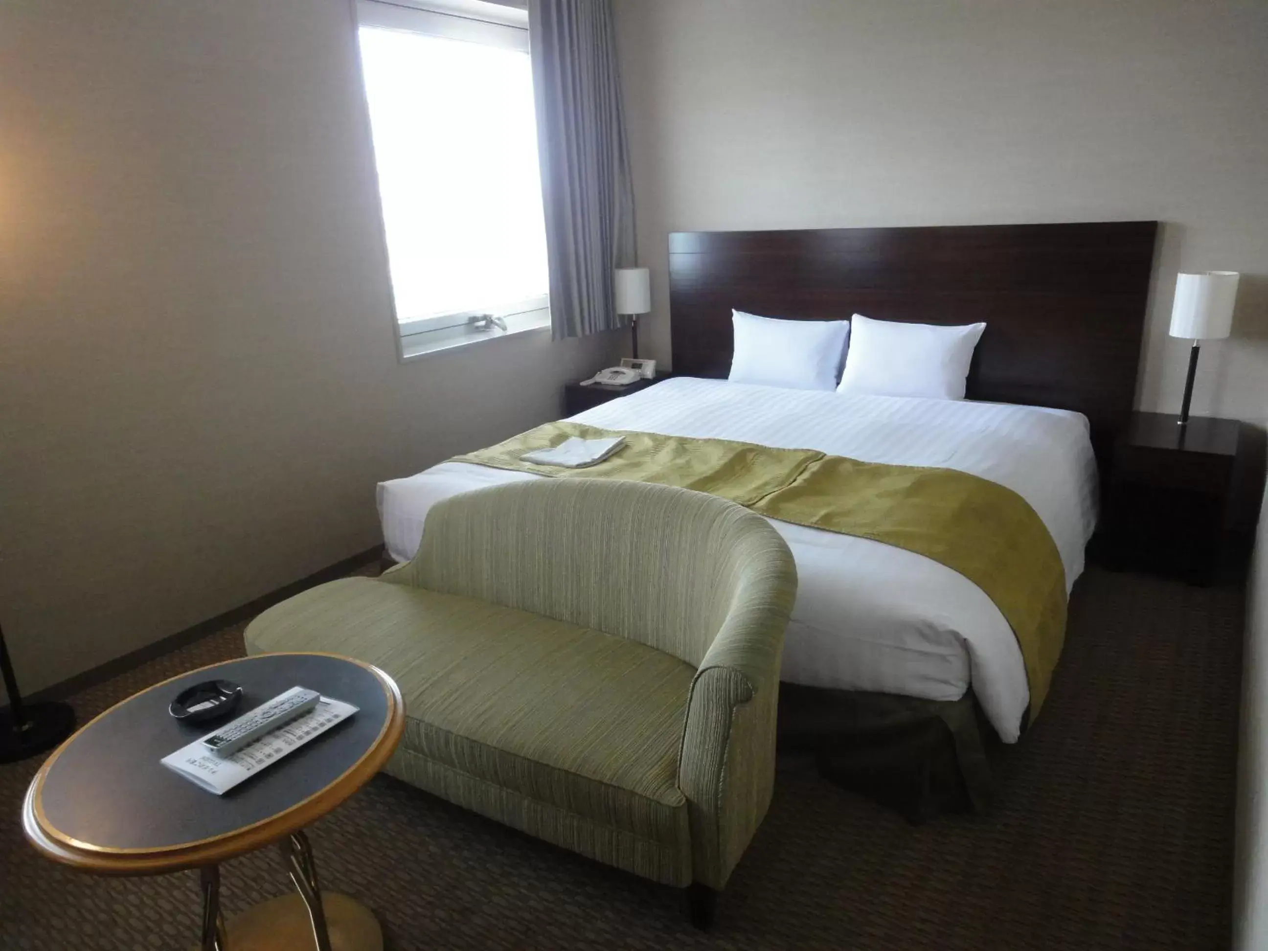 Bed in Hotel Nikko Tsukuba