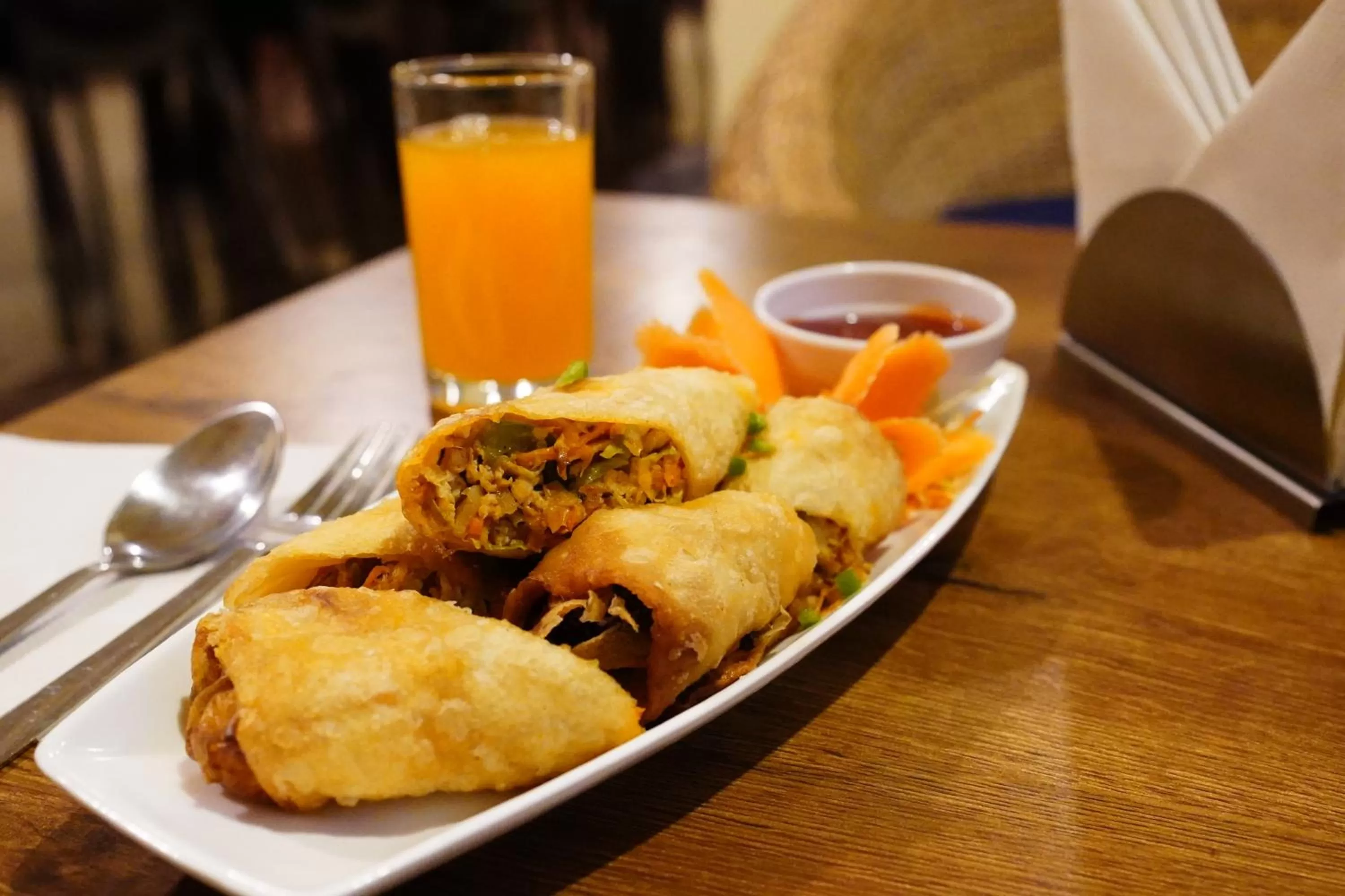 Food and drinks in Hotel White Lotus Gangtok