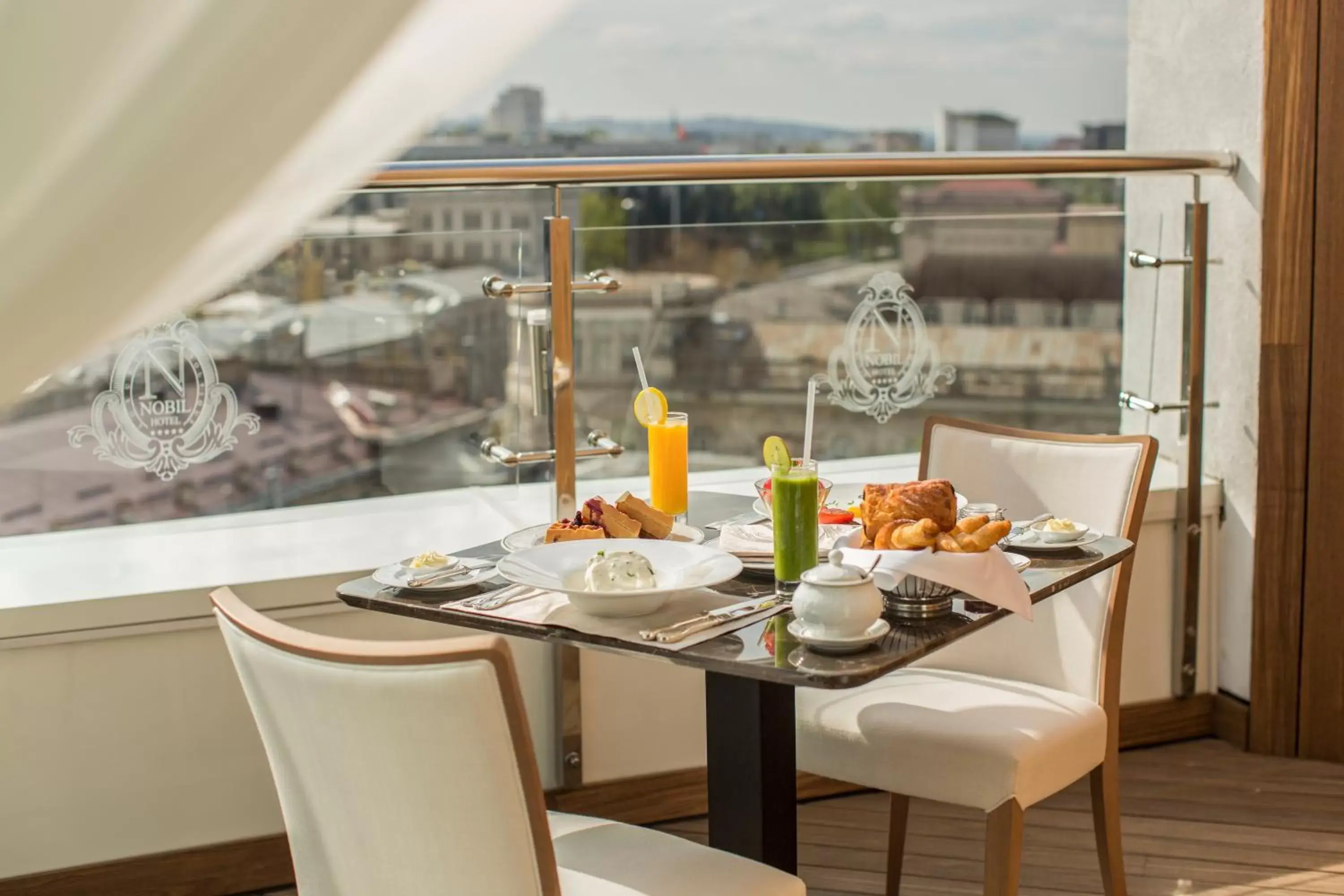 Food close-up in Nobil Luxury Boutique Hotel