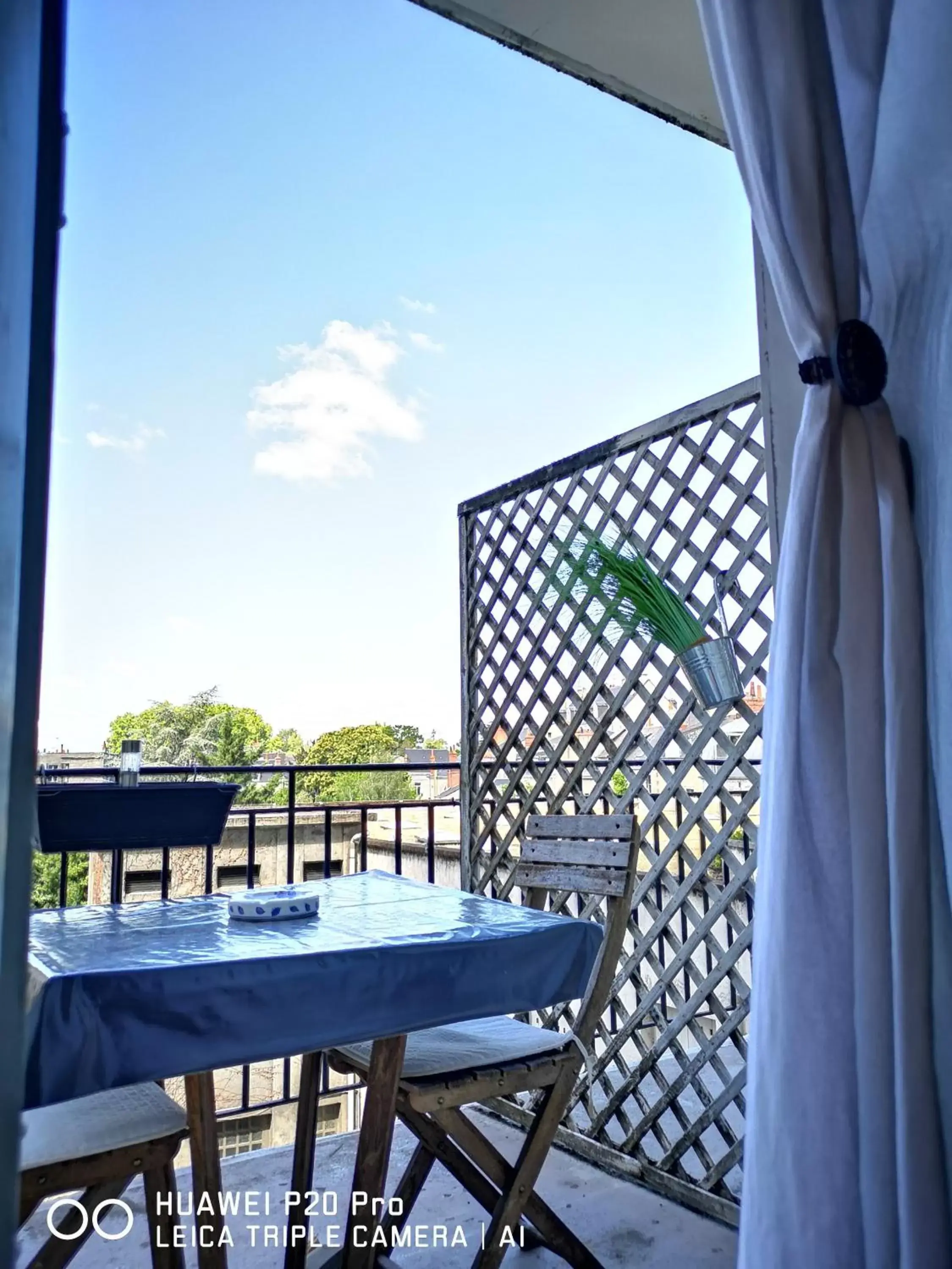 Balcony/Terrace in Hôtel Trianon Tours