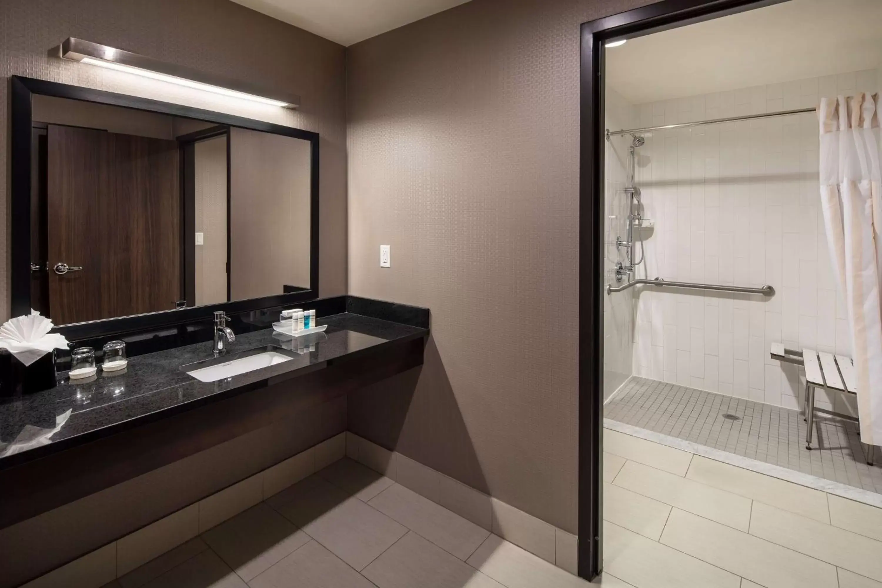 Bathroom in Homewood Suites- Denver Downtown Convention Center