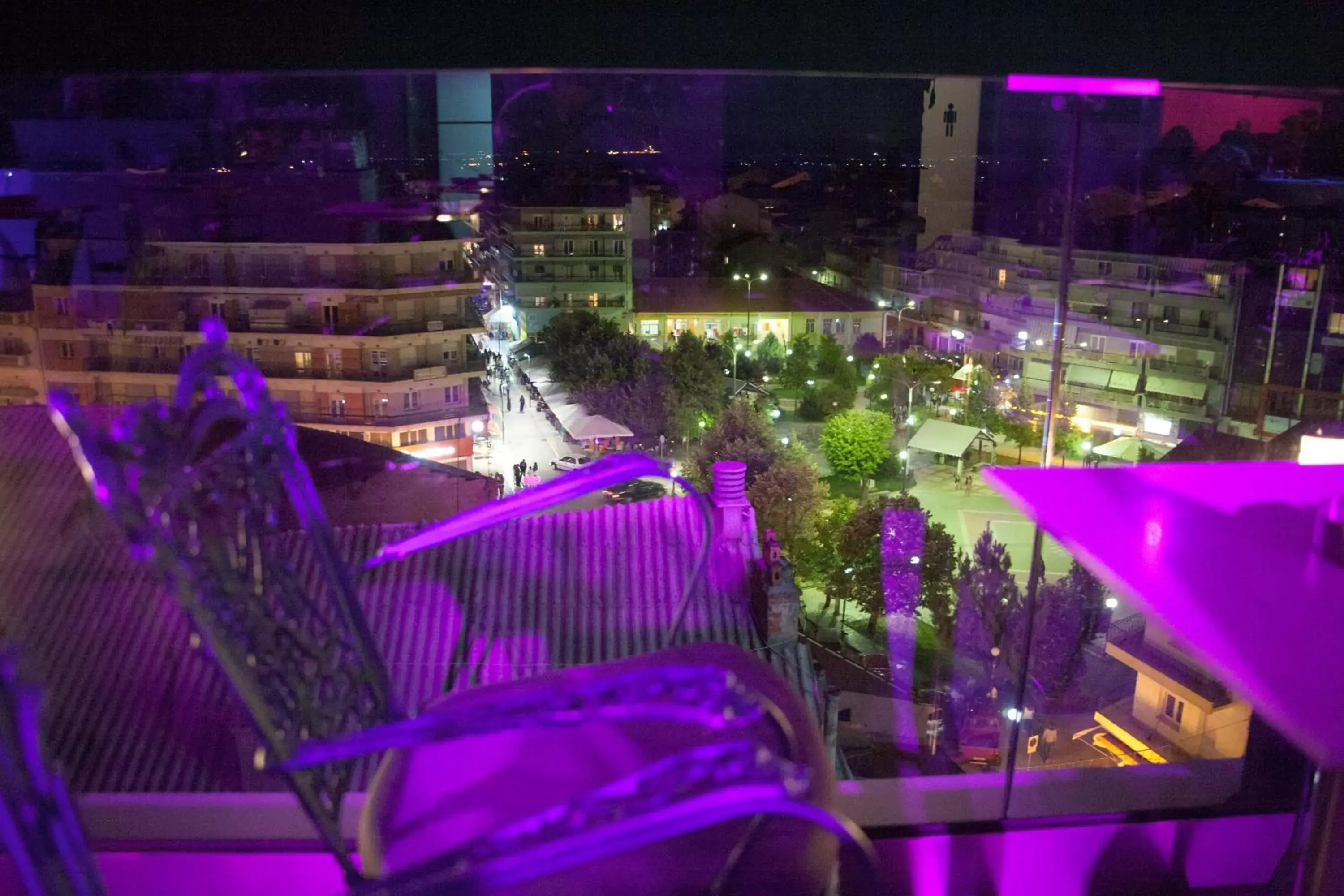 Night, Pool View in Lingos Hotel