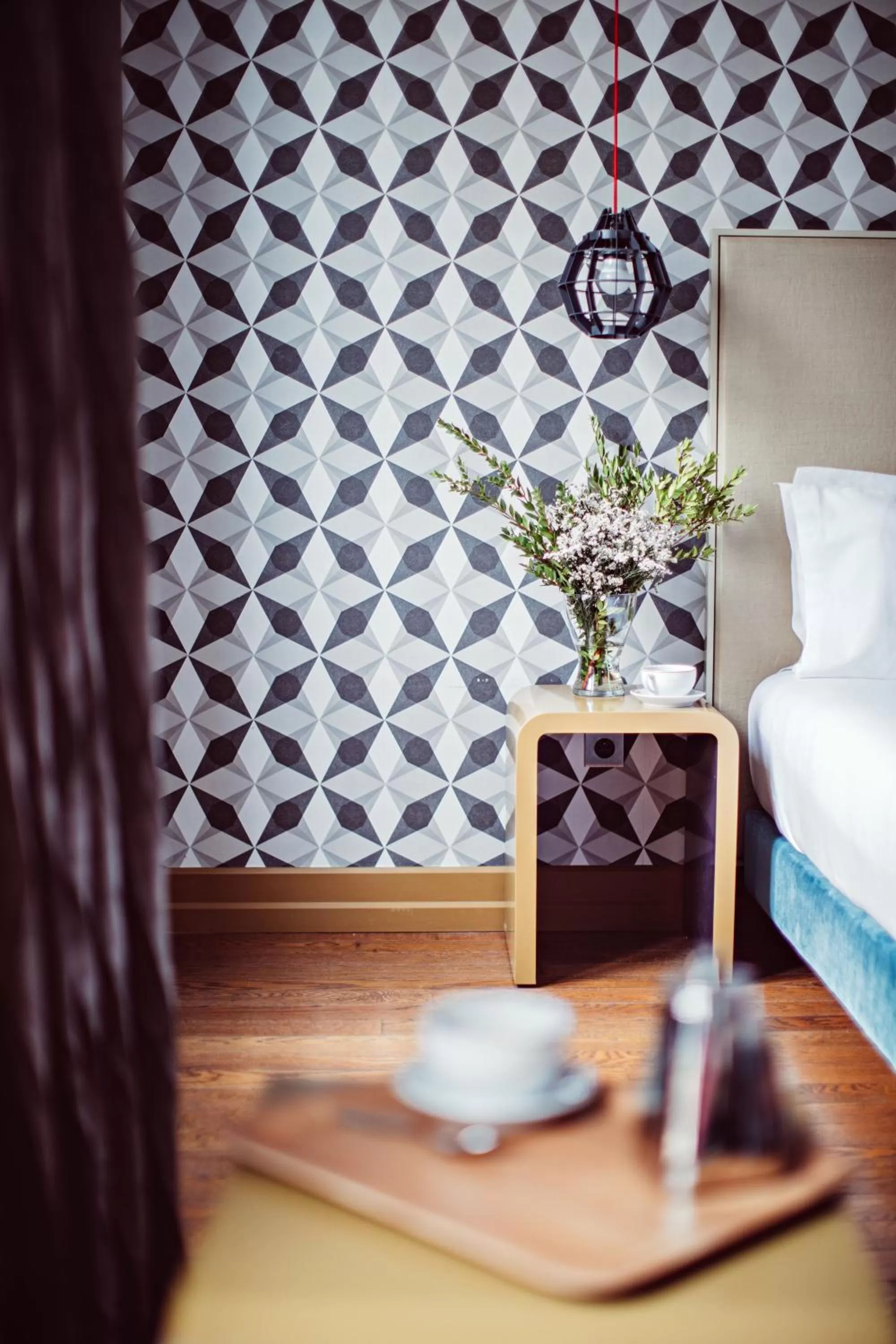 Bed in Monsieur Cadet Hotel & Spa