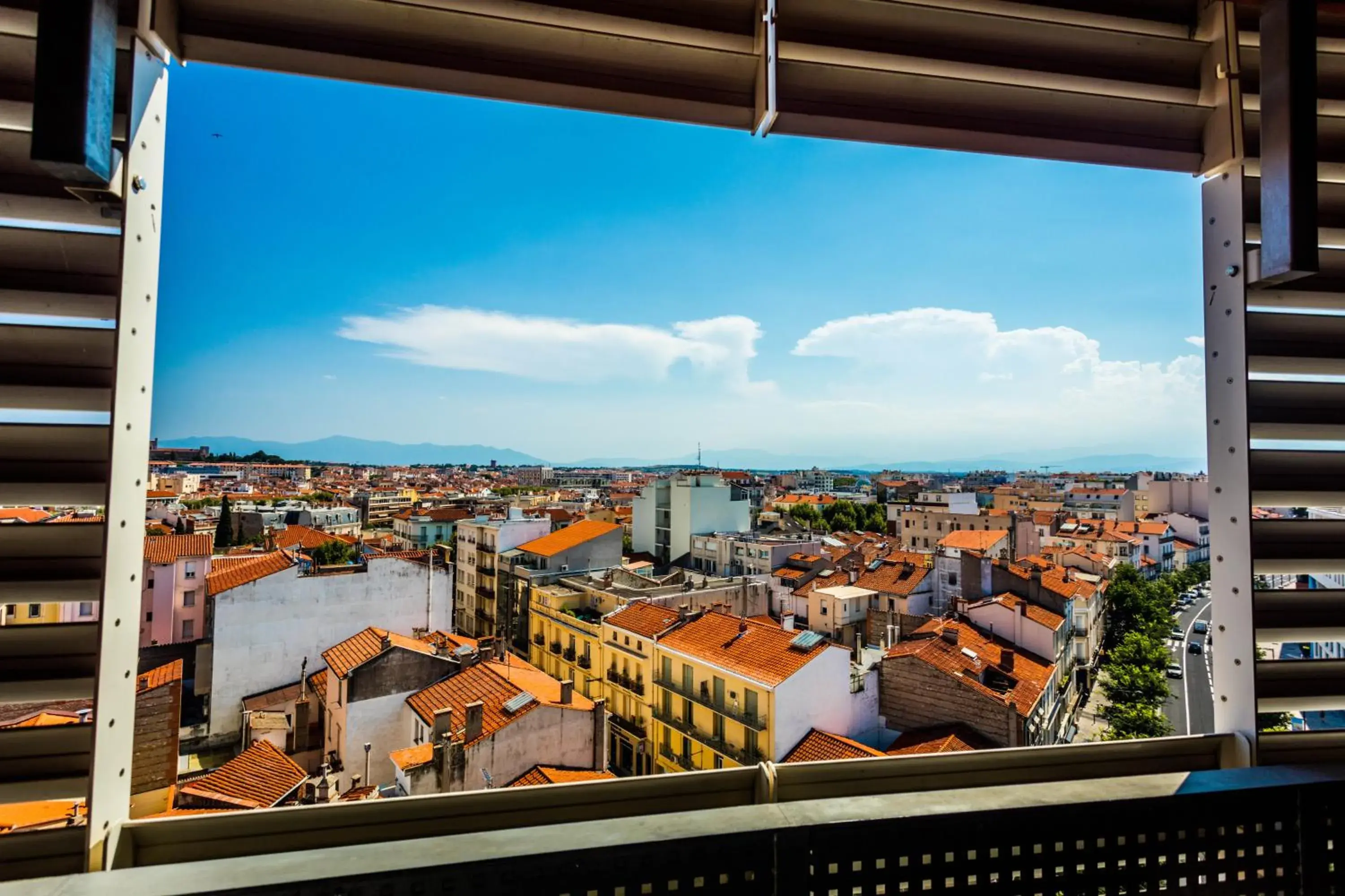 Balcony/Terrace in Appart-Hotel Mer & Golf City Perpignan Centre