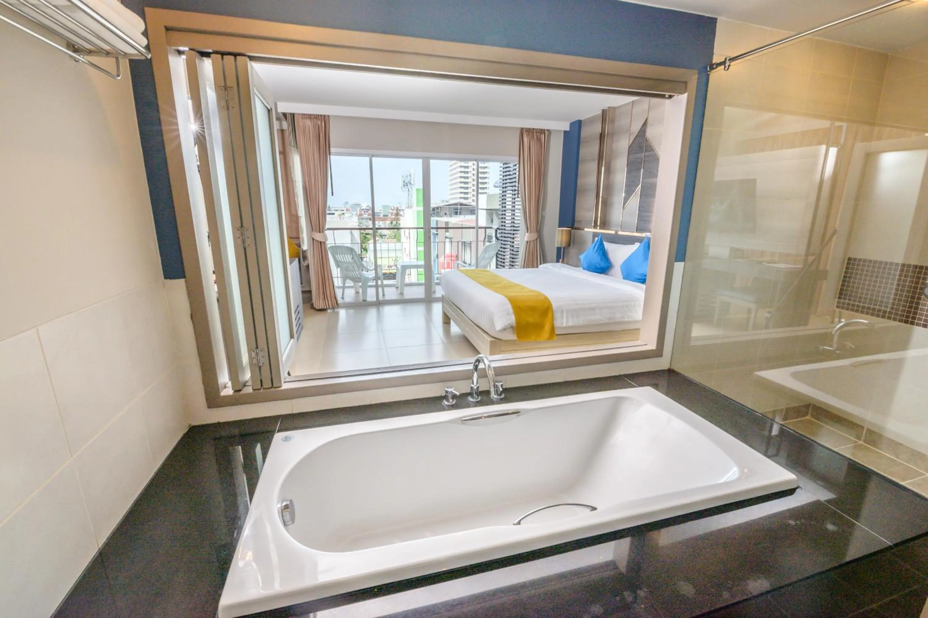 Bath, Bed in Andakira Hotel - SHA Extra Plus