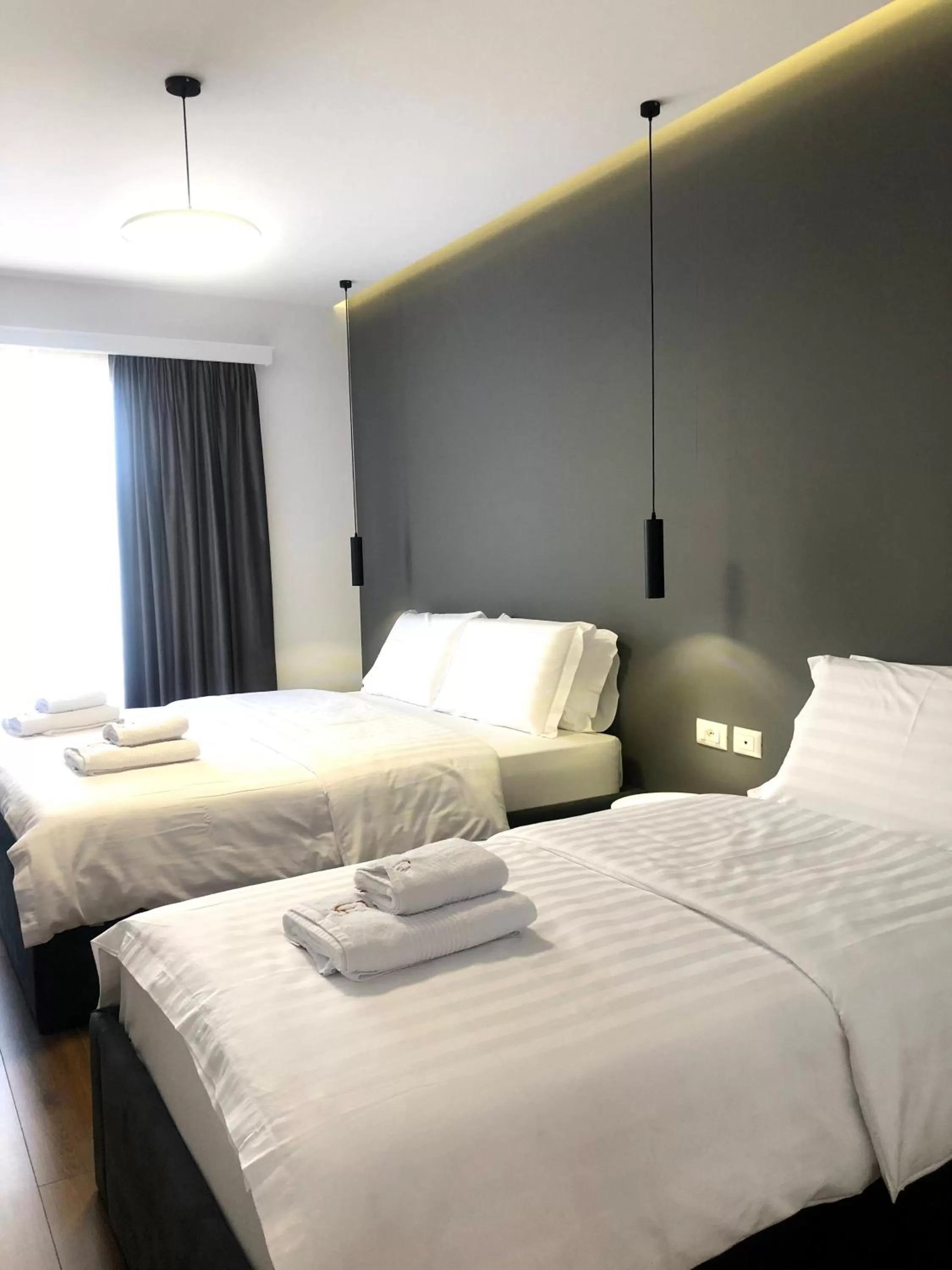 Bed in Grand Hotel Pogradec