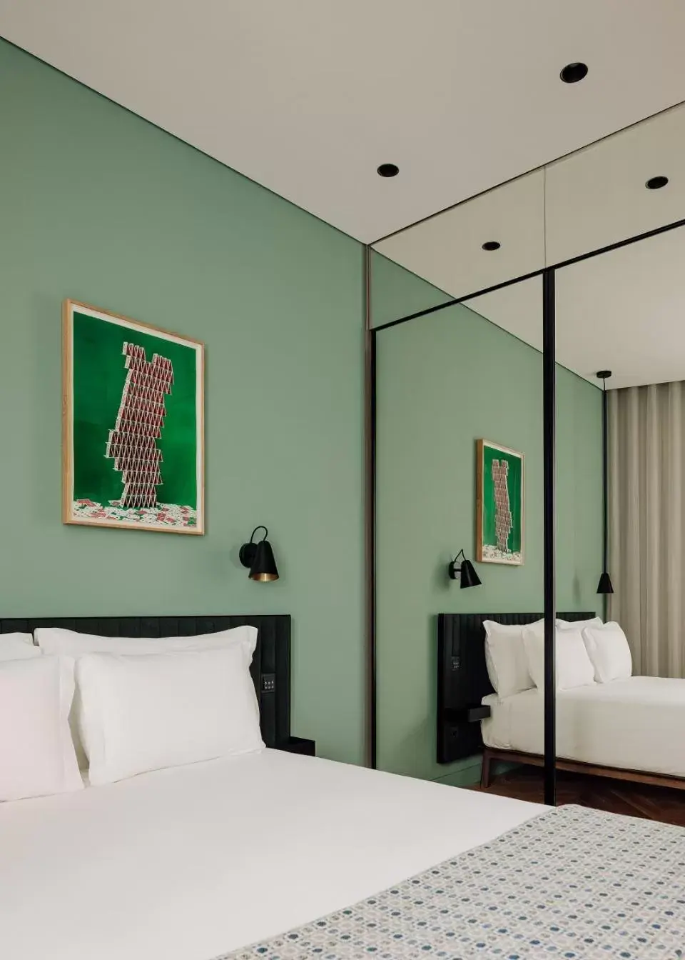 Bedroom, Bed in Hotel Hotel - Member of Design Hotels