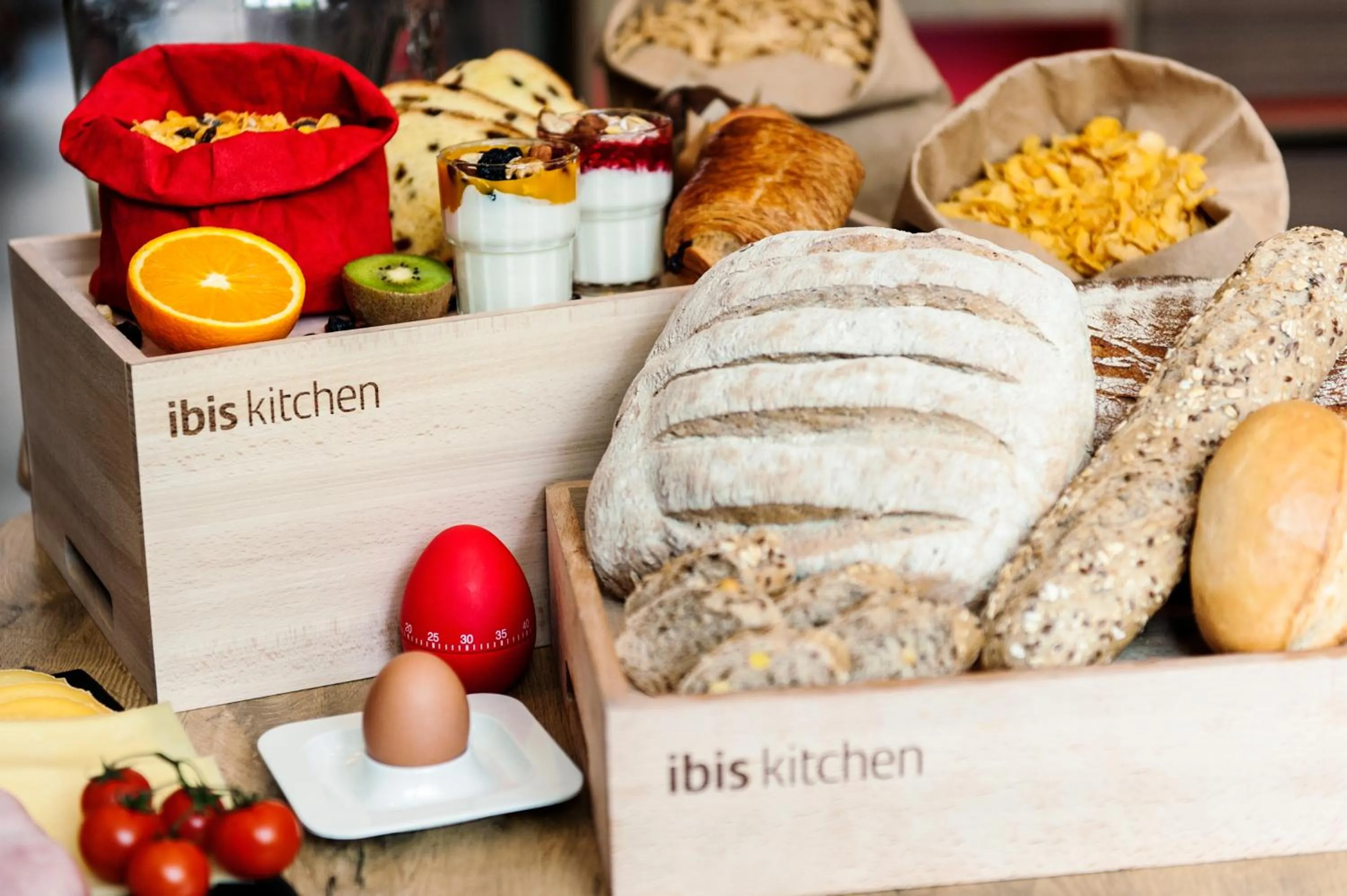 Buffet breakfast in Ibis Barcelona Molins de Rei