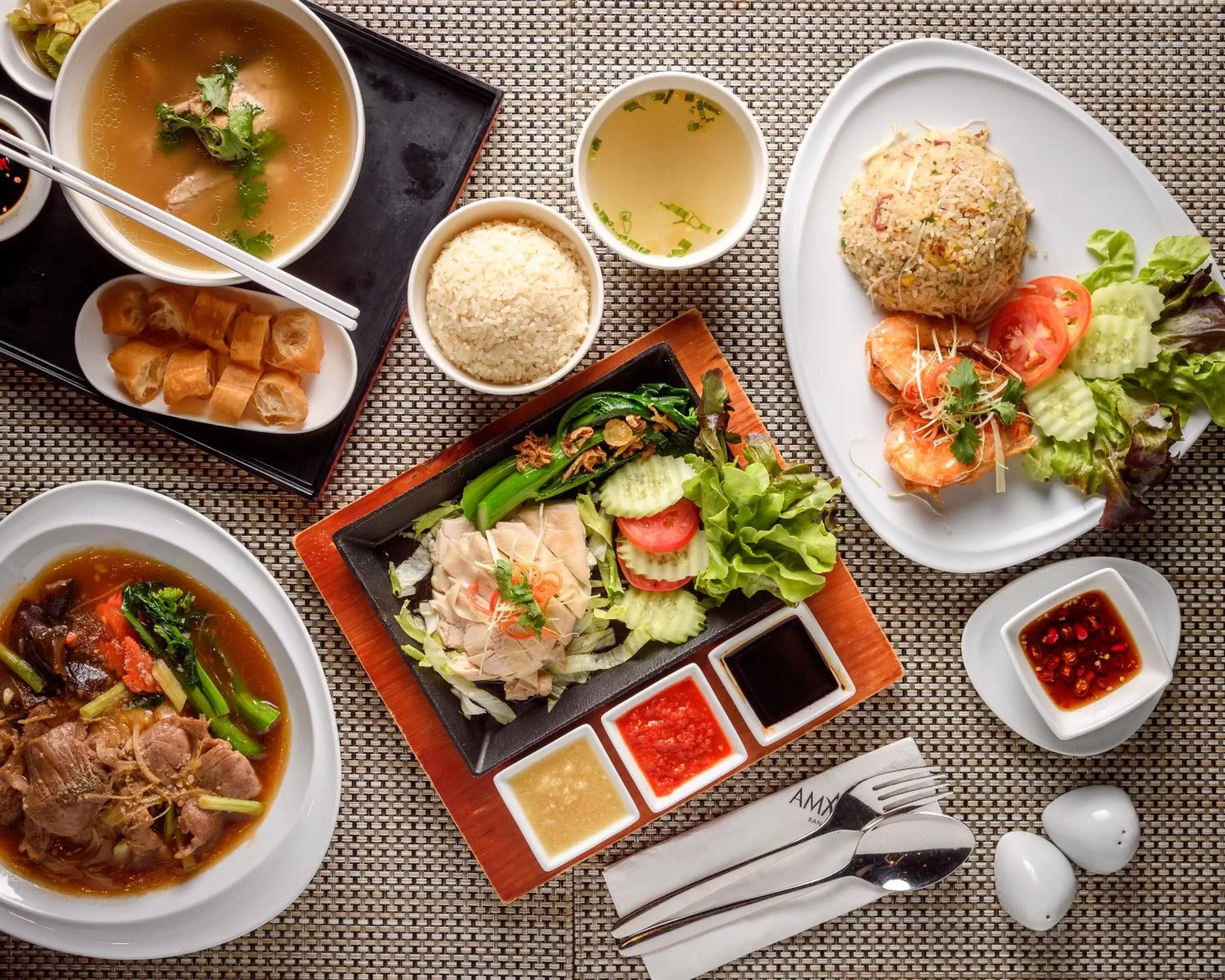 Food close-up in Amara Bangkok Hotel