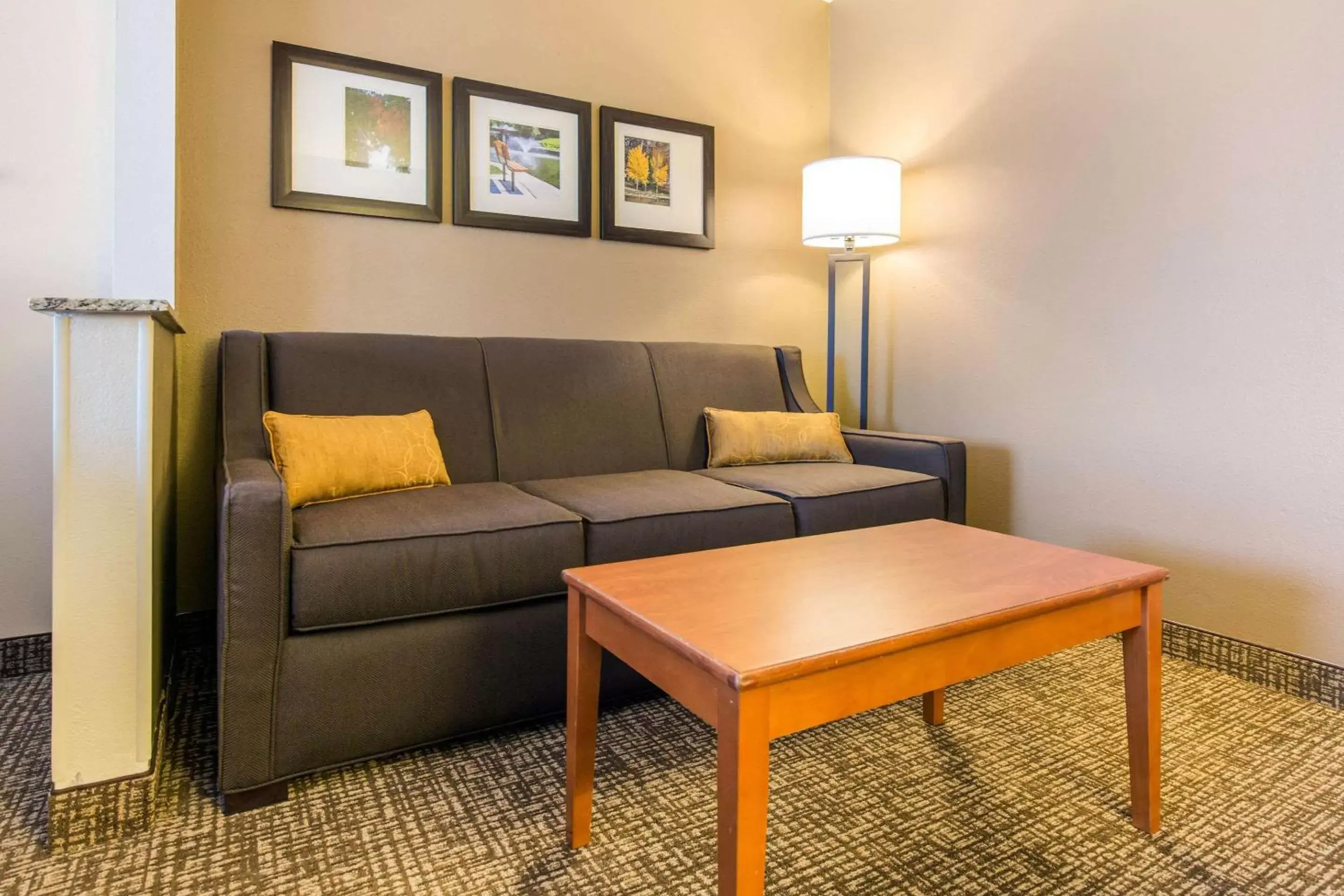 Photo of the whole room, Seating Area in Comfort Suites Normal University area