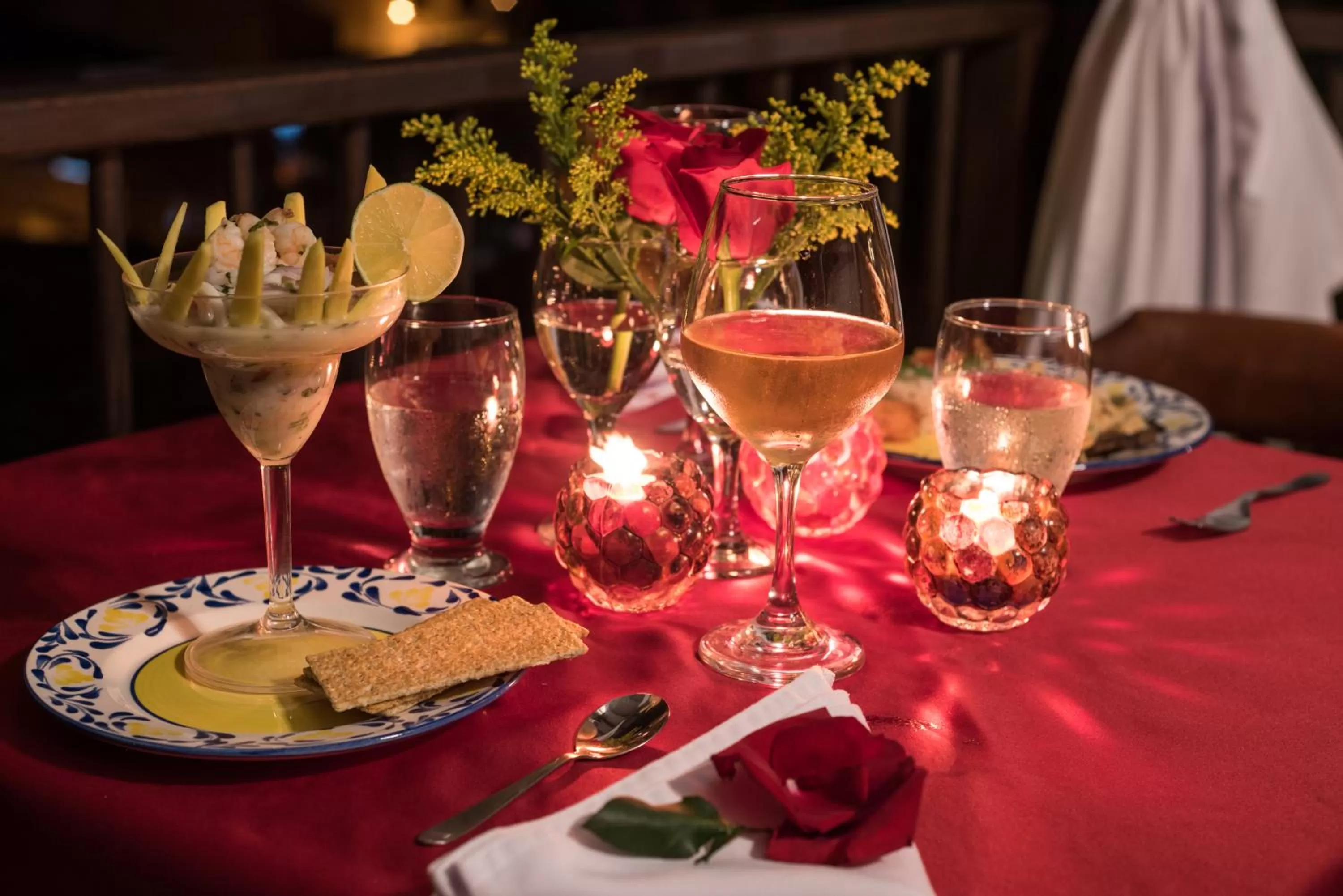 Food and drinks in Nueva Granada Hotel Colonial -Centro Histórico-