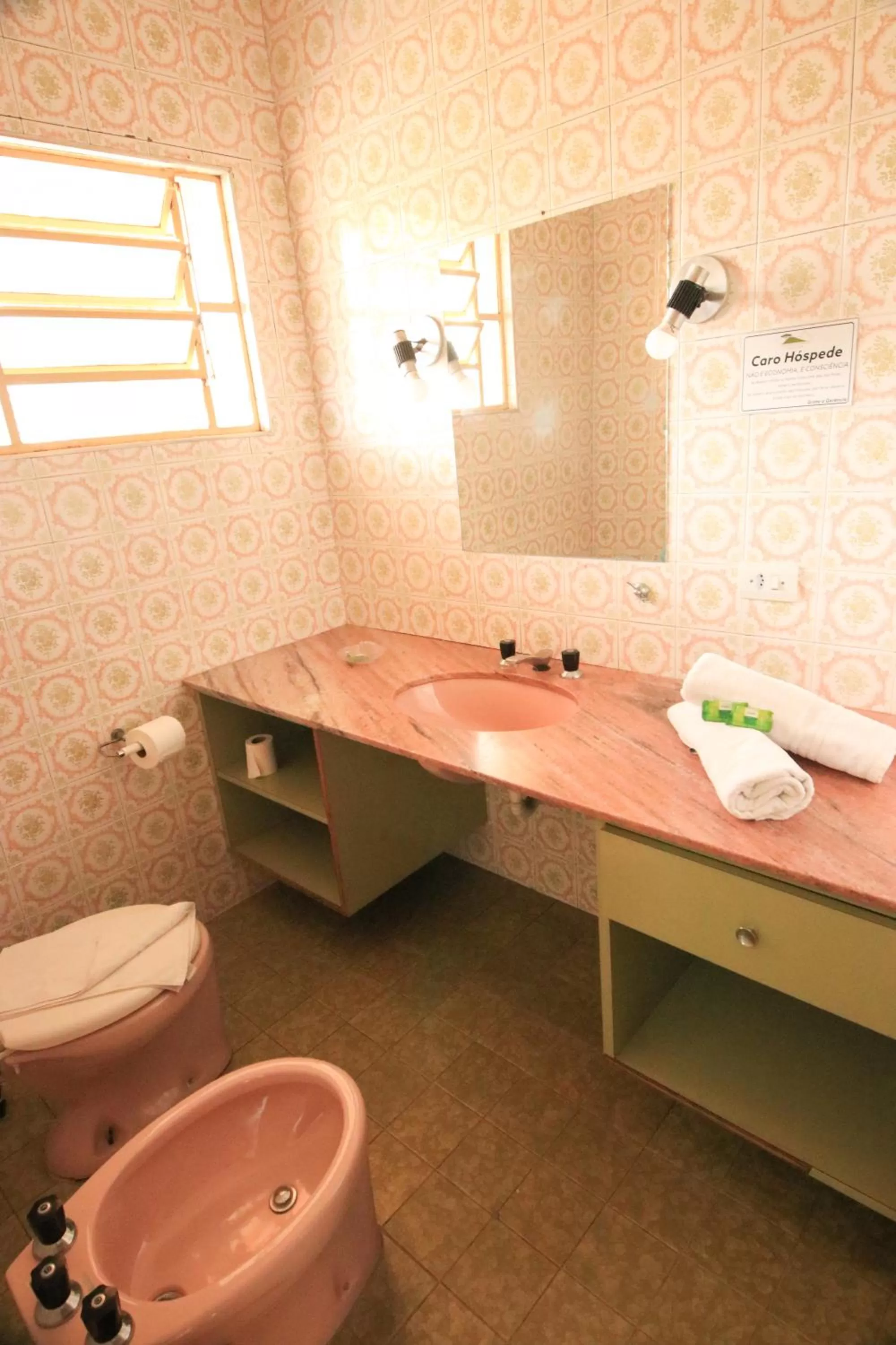 Bathroom in Pousada Curumi