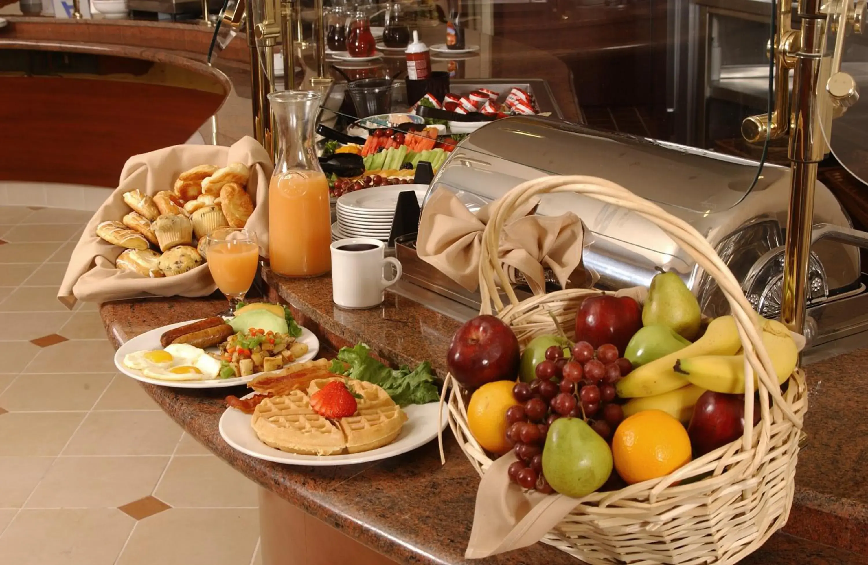 Buffet breakfast in Grand Pacific Palisades Resort