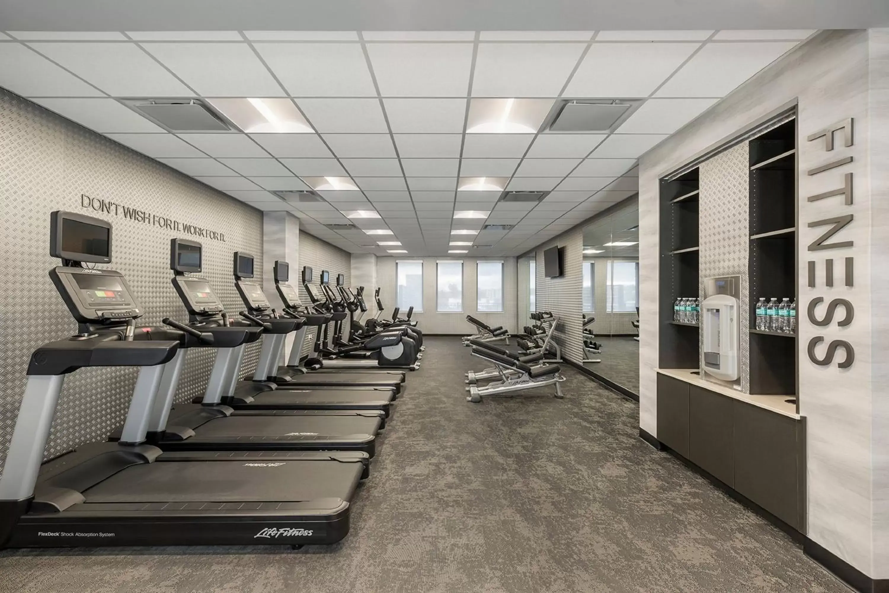 Fitness centre/facilities, Fitness Center/Facilities in Fairfield Inn & Suites by Marriott Des Moines Downtown