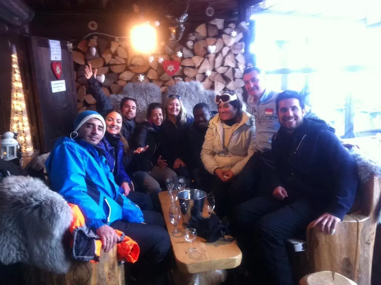 group of guests, Guests in La Bournerie