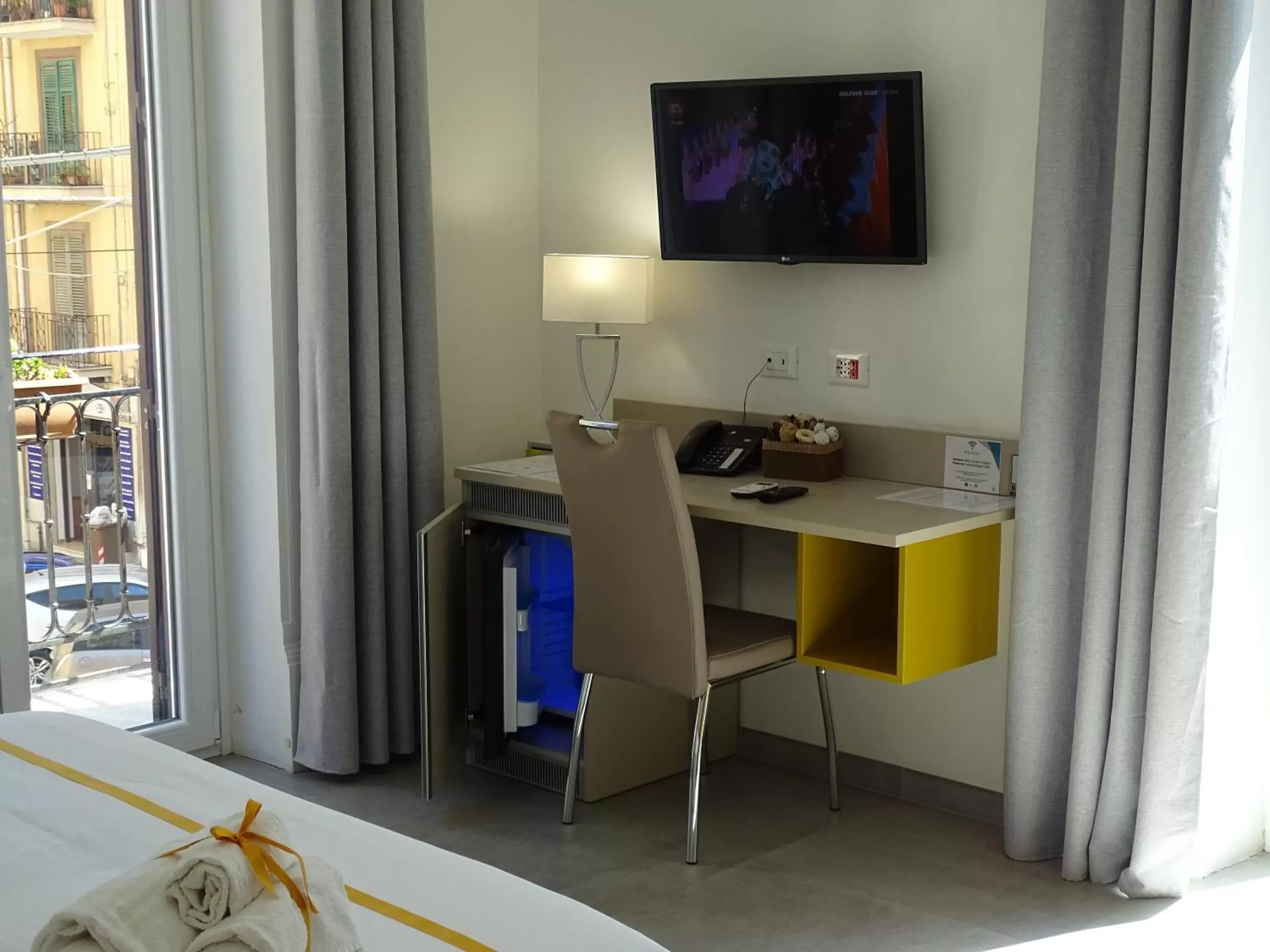 View (from property/room), TV/Entertainment Center in Le Quattro Stagioni - Rooms & Suite