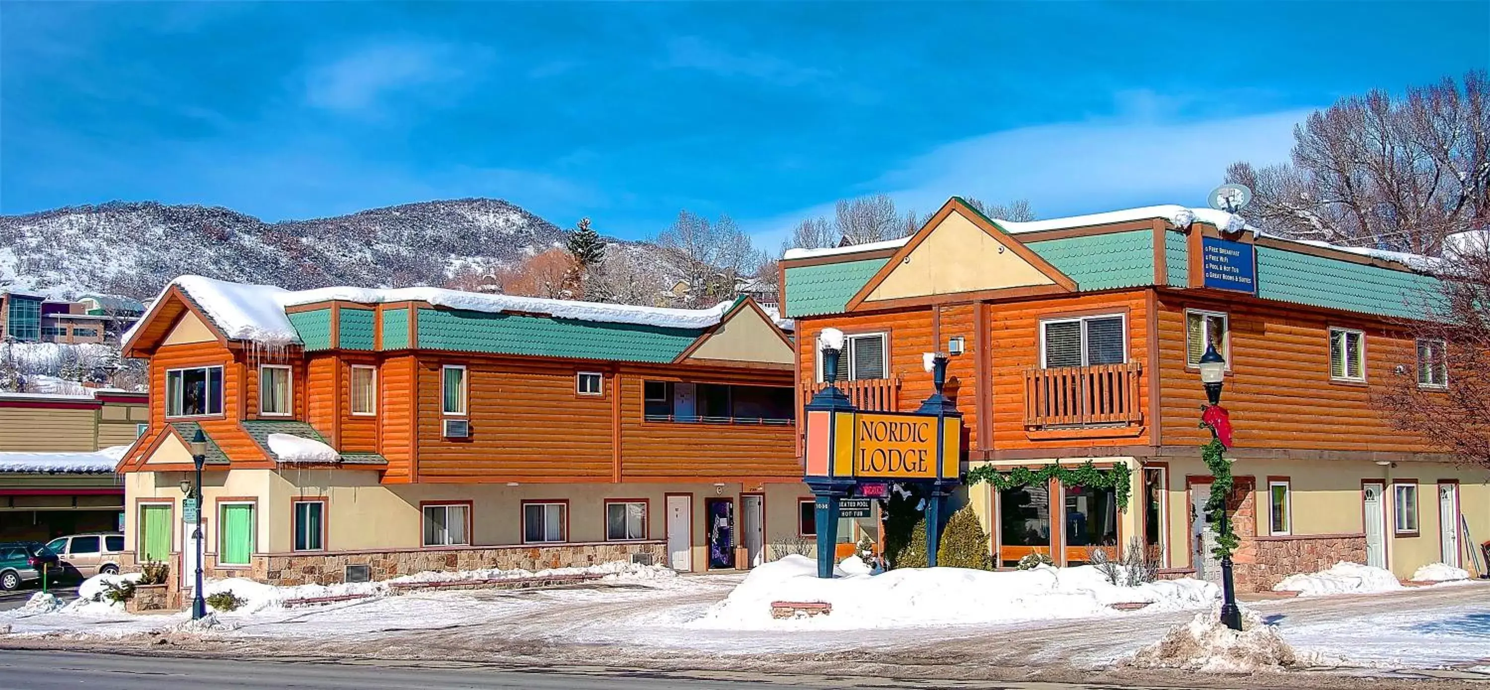 Facade/entrance, Winter in Nordic Lodge