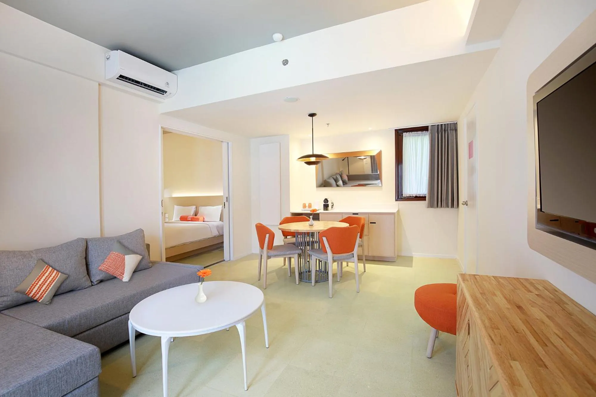 Living room in HARRIS Hotel Kuta Tuban Bali