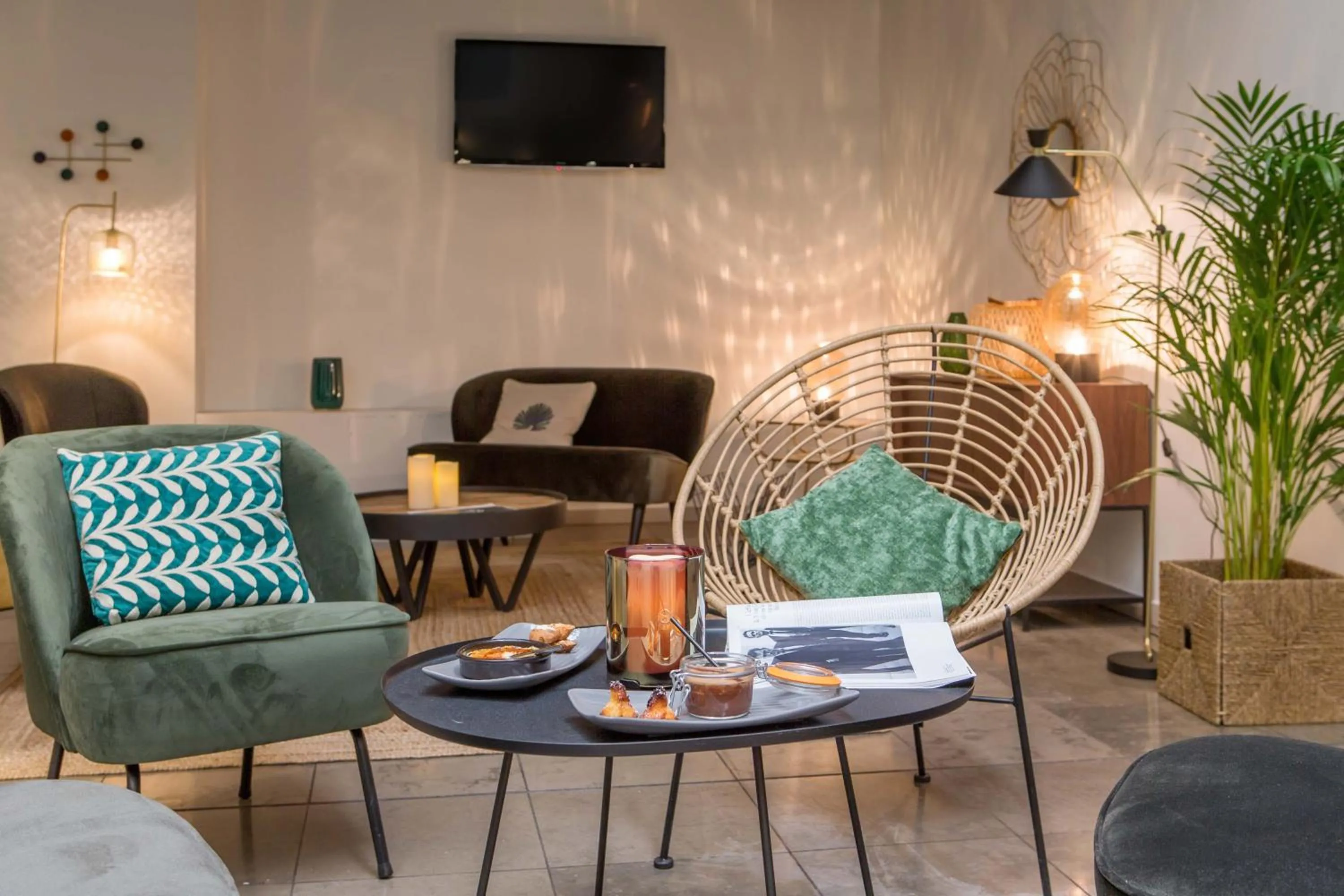 Lounge or bar in Appart'City Classic Lyon Part-Dieu