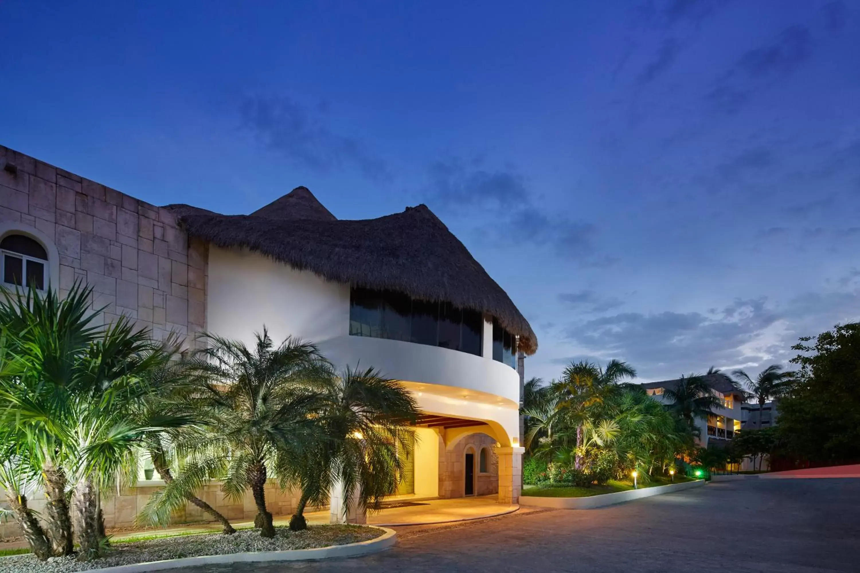 Facade/entrance, Property Building in Desire Riviera Maya Resort