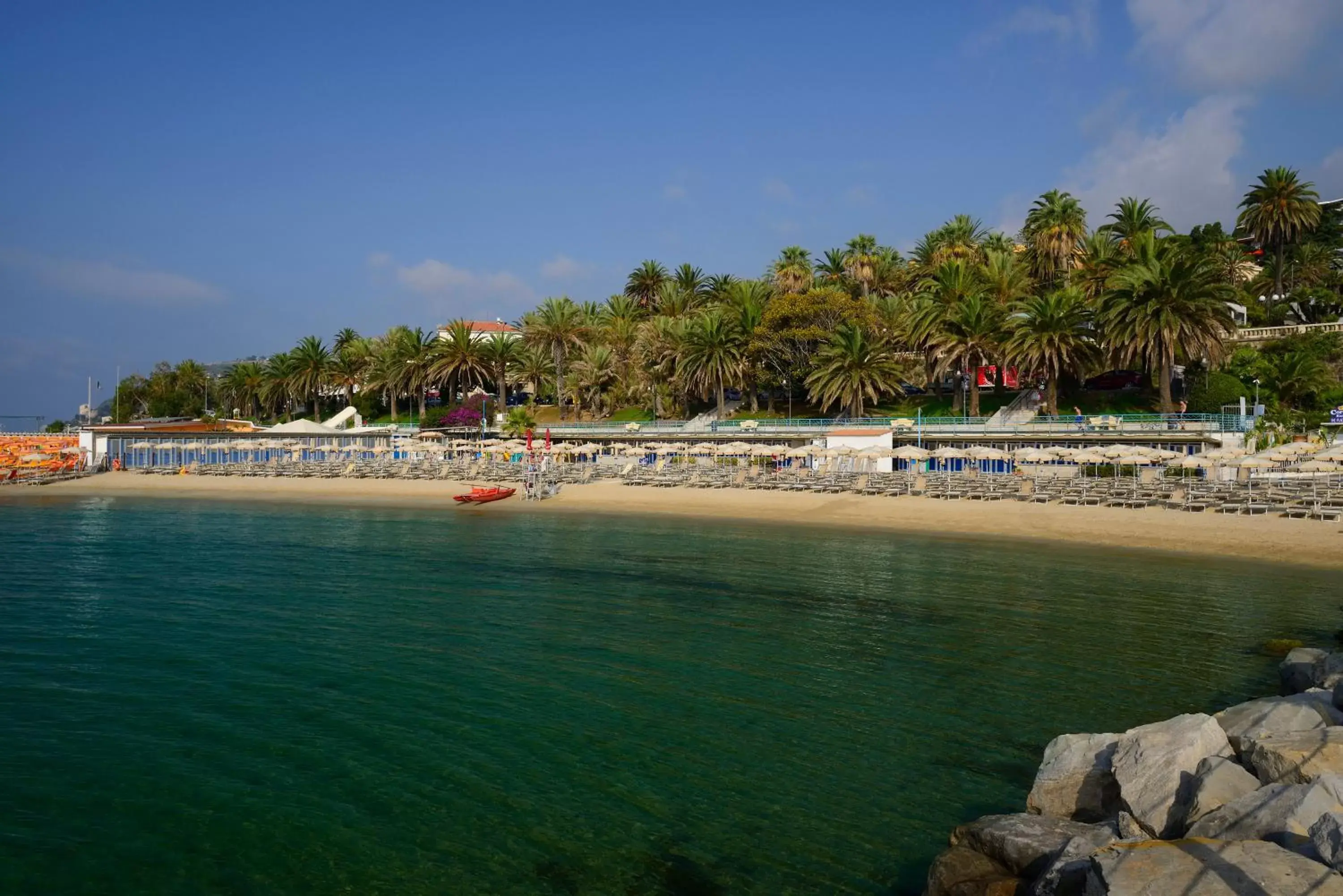 Beach in Royal Hotel Sanremo