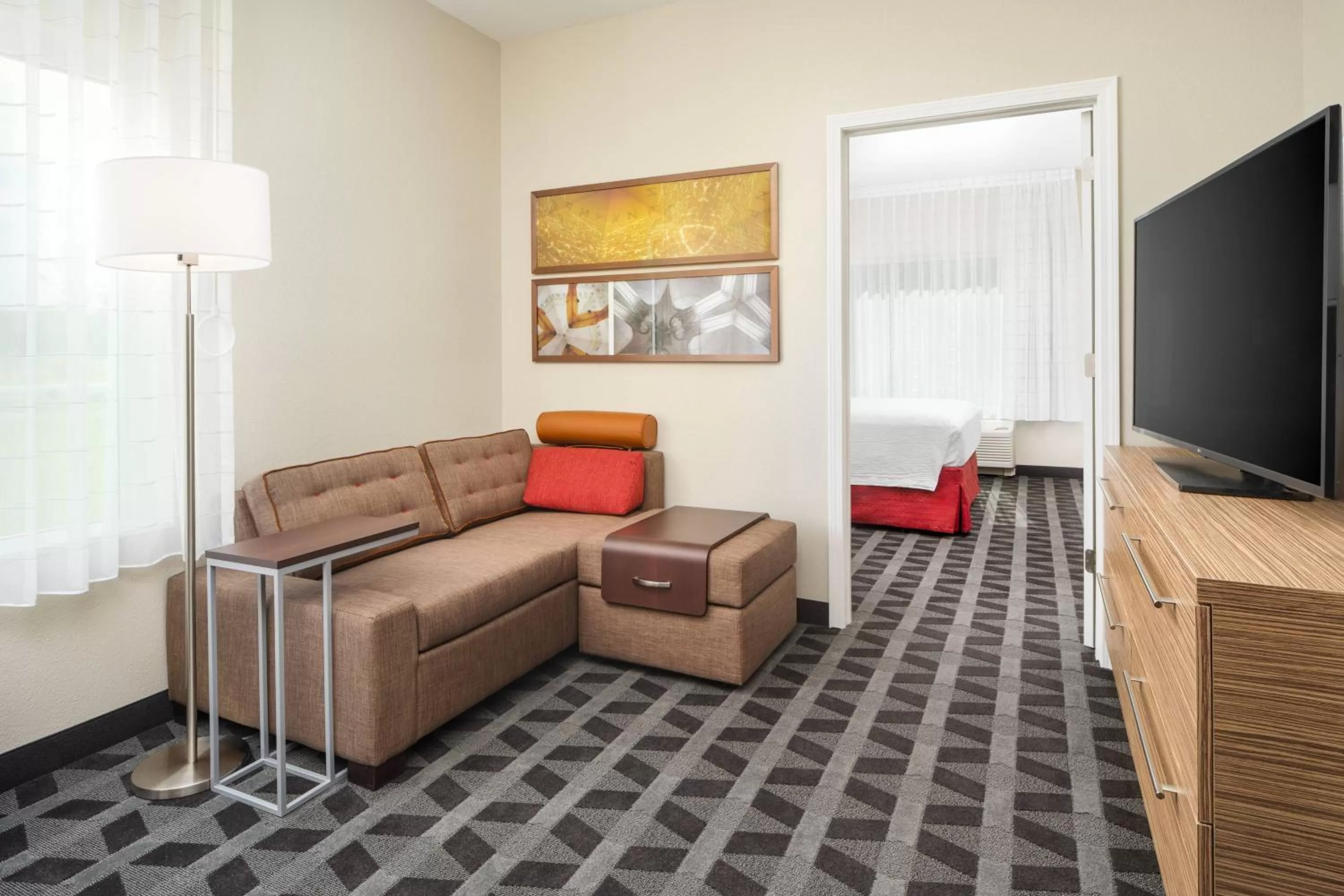 Living room in TownePlace Suites by Marriott Leesburg