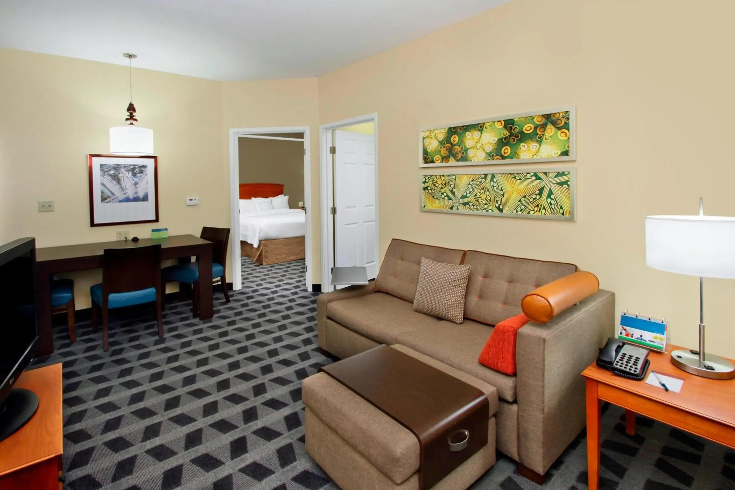 Bedroom, Seating Area in TownePlace Suites by Marriott San Jose Cupertino