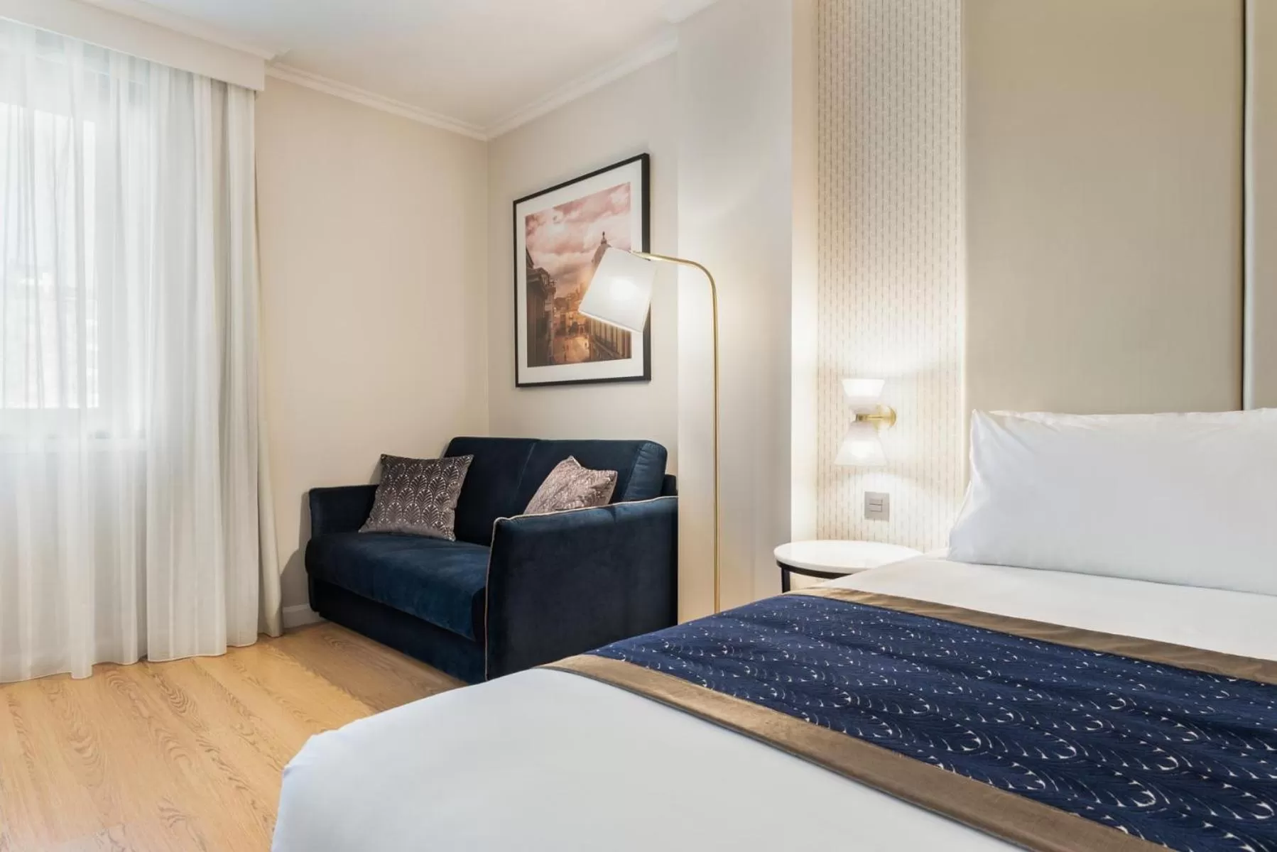 Bedroom, Bed in Eurostars Gran Hotel Lugo