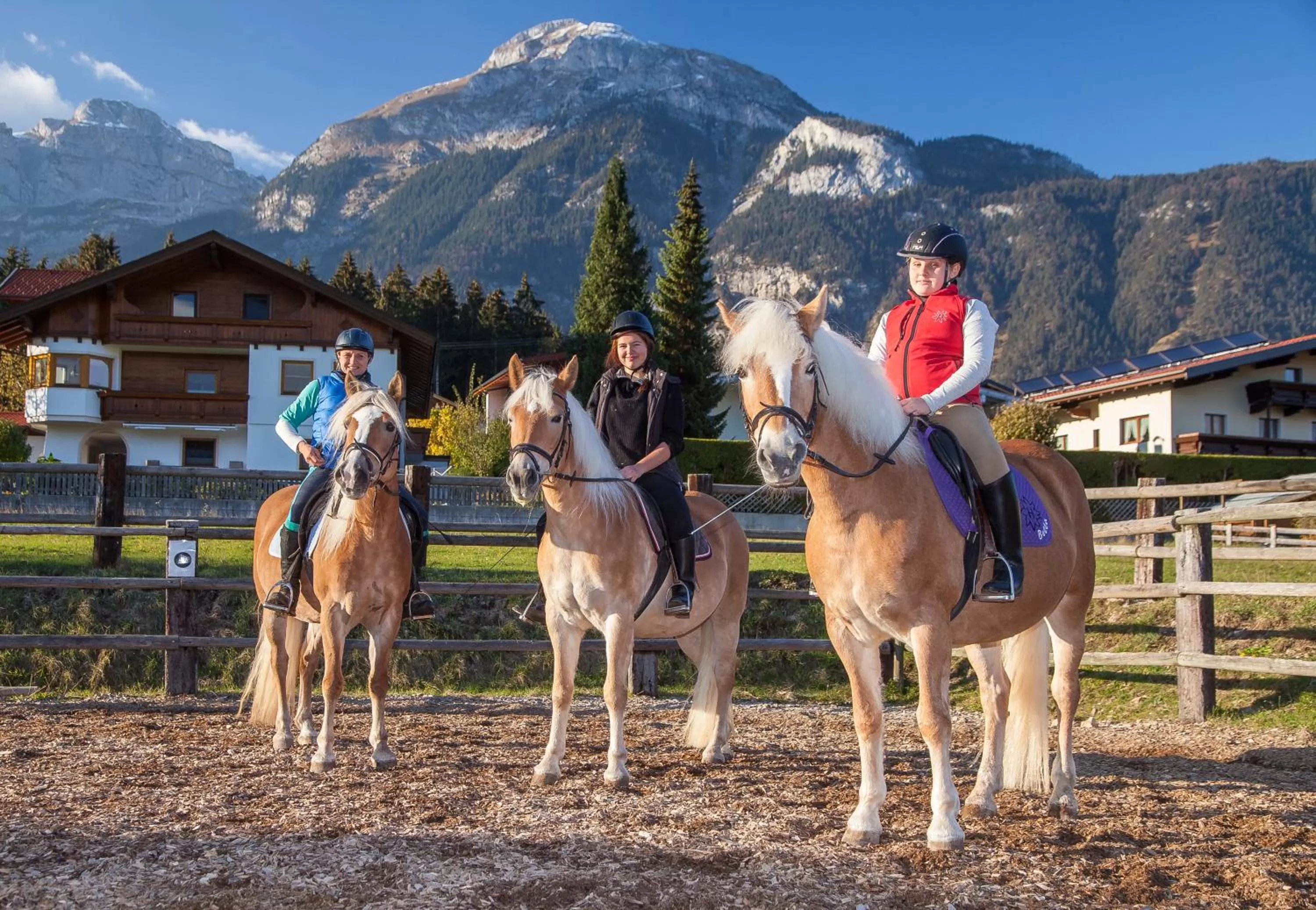 Horse-riding in Hotel Hauserwirt